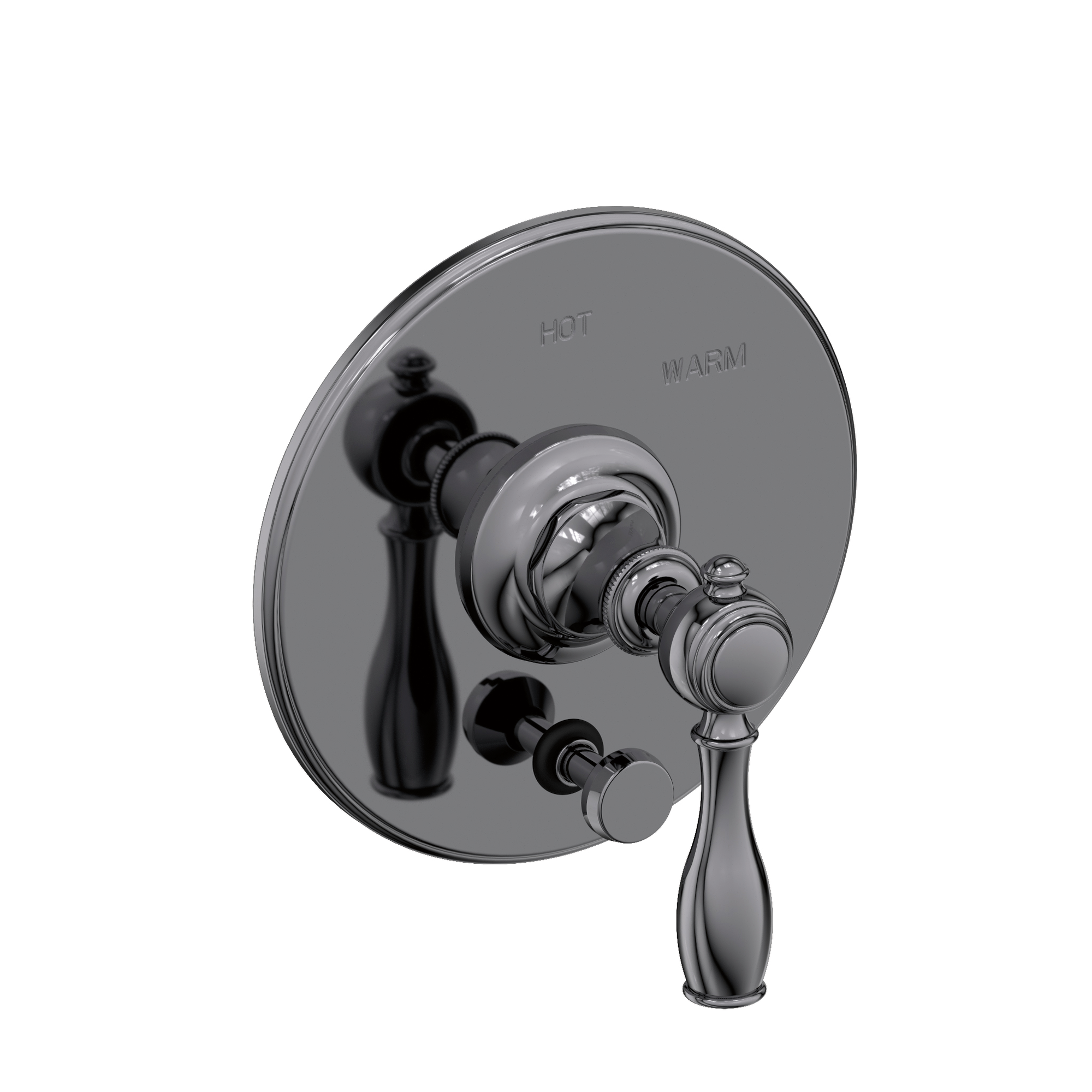 Newport Brass Victoria Balanced Pressure Tub & Shower Diverter Plate with Handle