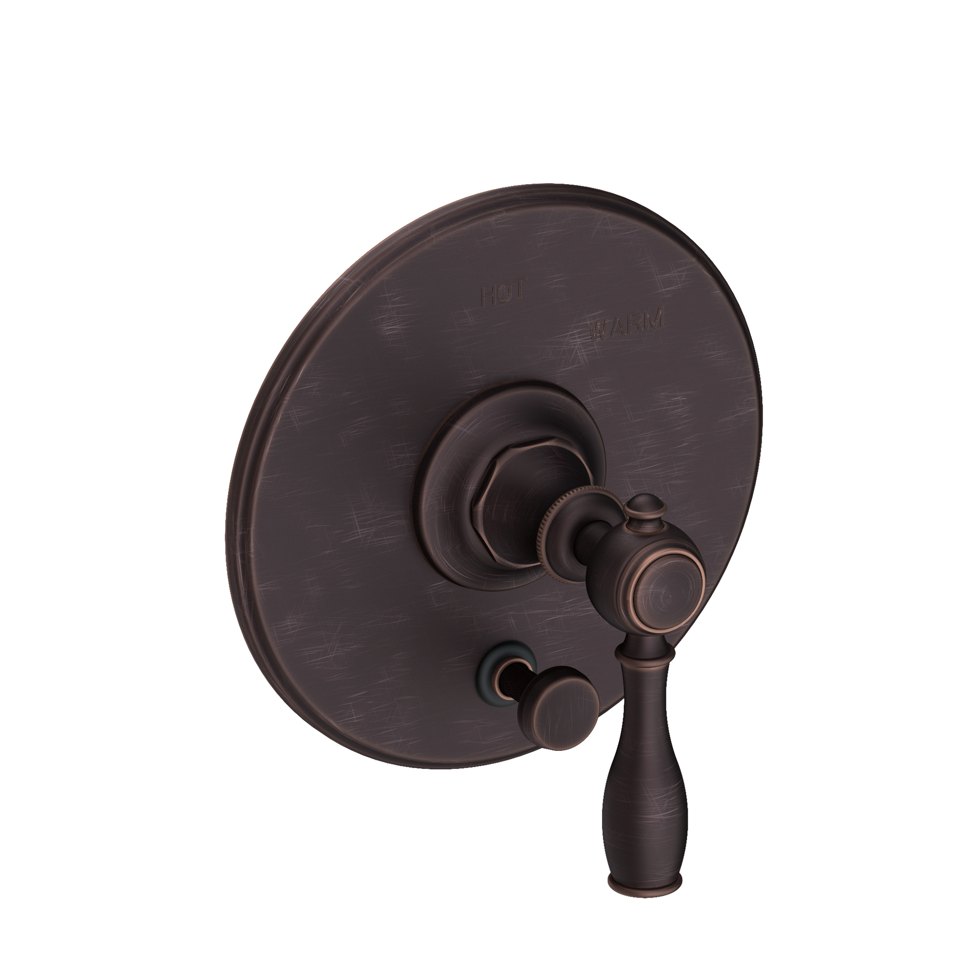Newport Brass Victoria Balanced Pressure Tub & Shower Diverter Plate with Handle
