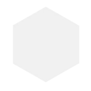 Block Blanco 5"x6" R – Hexagon Matte