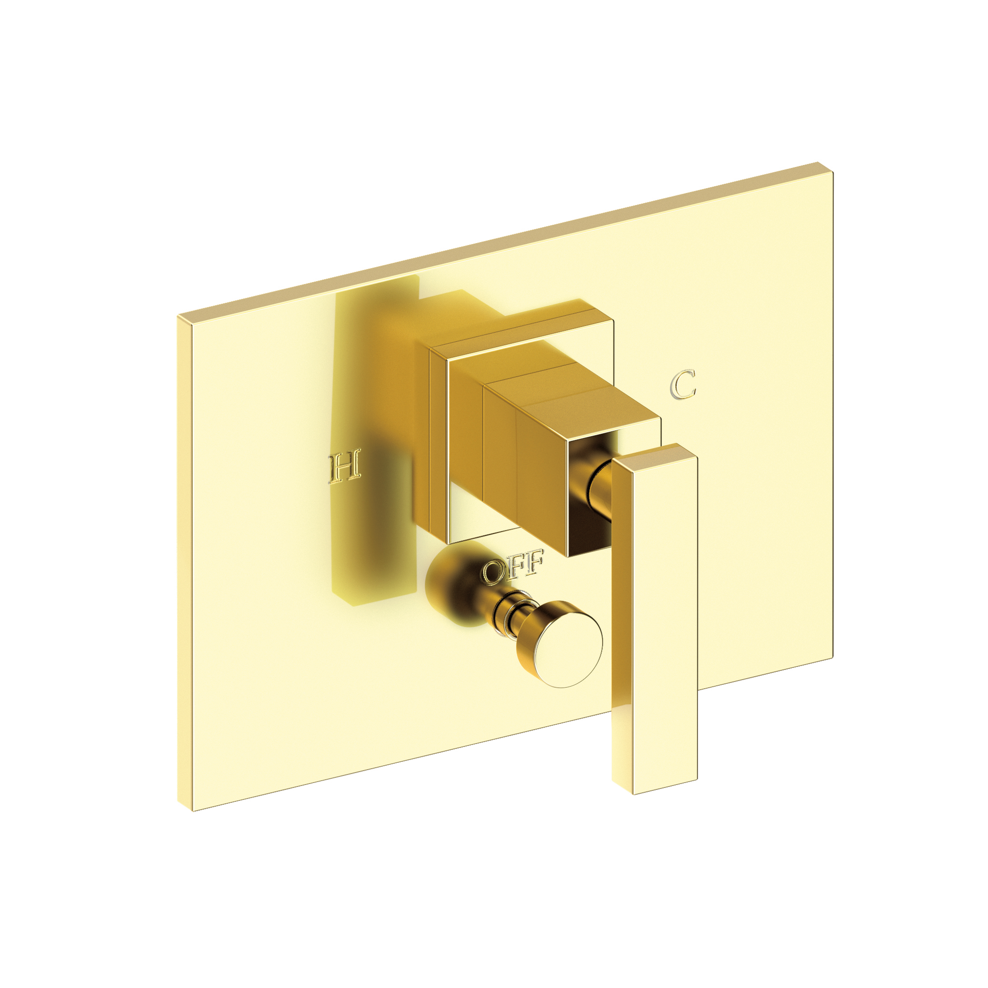 Newport Brass Secant® Balanced Pressure Tub & Shower Diverter Plate with Handle