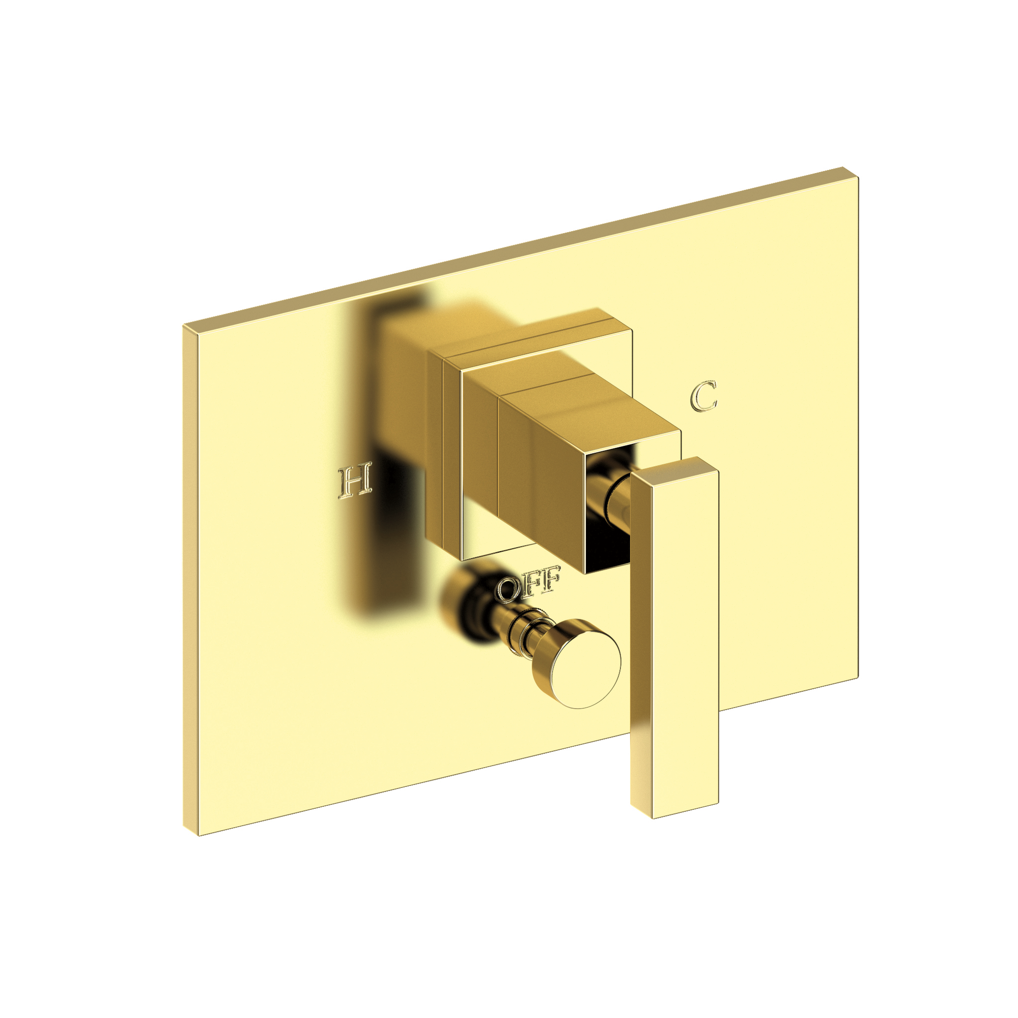 Newport Brass Secant® Balanced Pressure Tub & Shower Diverter Plate with Handle