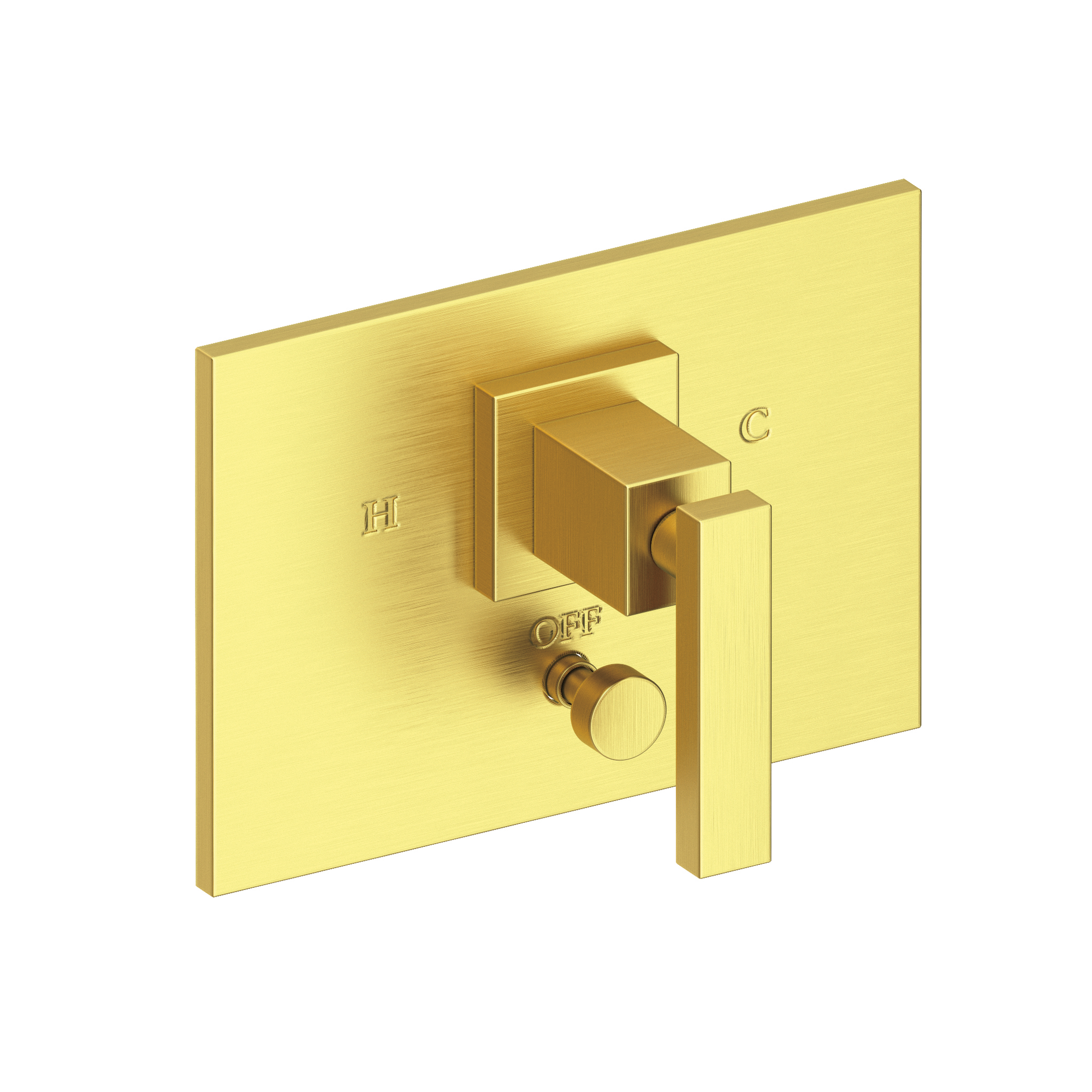 Newport Brass Secant® Balanced Pressure Tub & Shower Diverter Plate with Handle