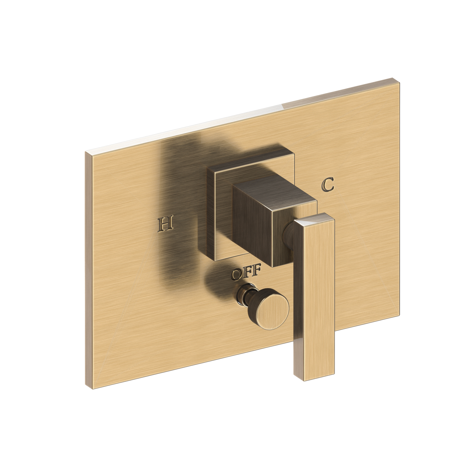 Newport Brass Secant® Balanced Pressure Tub & Shower Diverter Plate with Handle