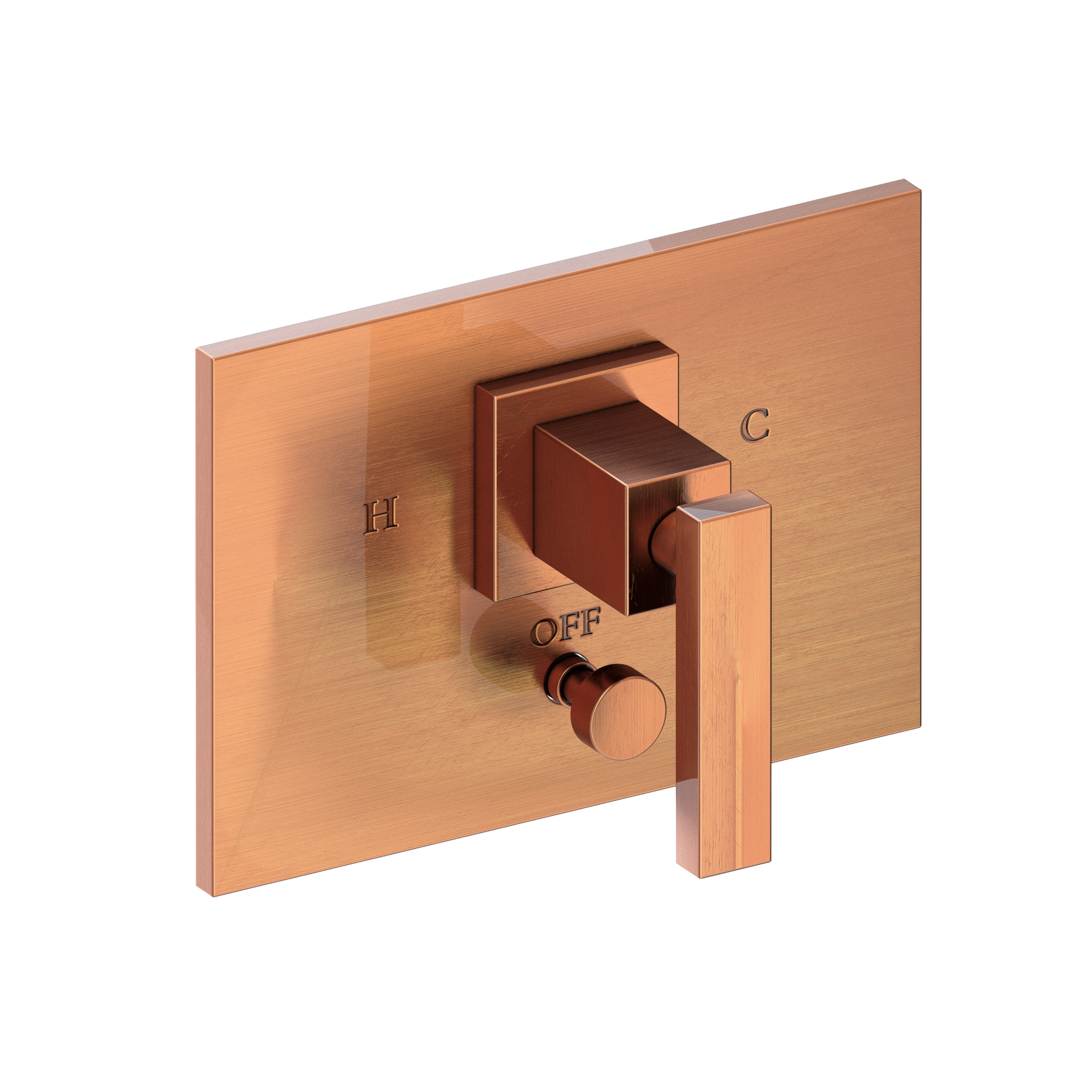 Newport Brass Secant® Balanced Pressure Tub & Shower Diverter Plate with Handle