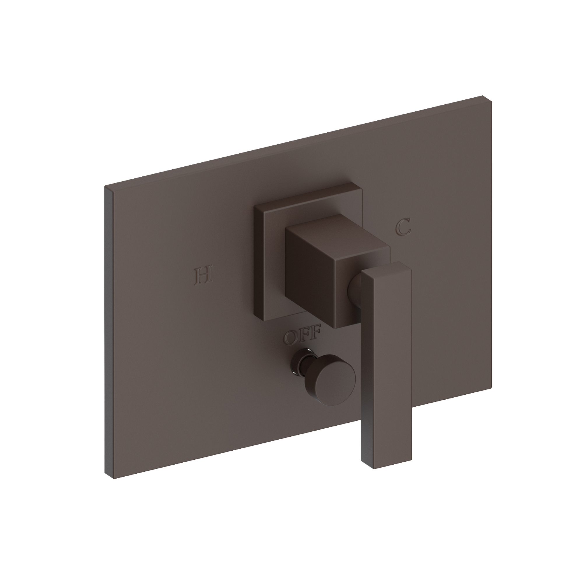 Newport Brass Secant® Balanced Pressure Tub & Shower Diverter Plate with Handle