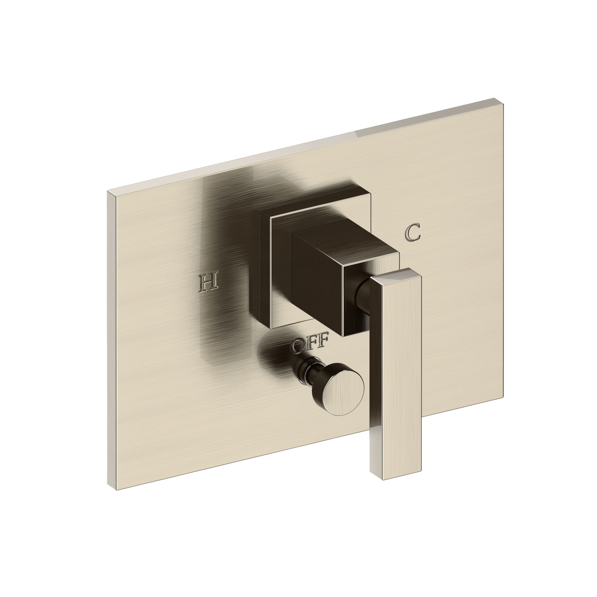 Newport Brass Secant® Balanced Pressure Tub & Shower Diverter Plate with Handle