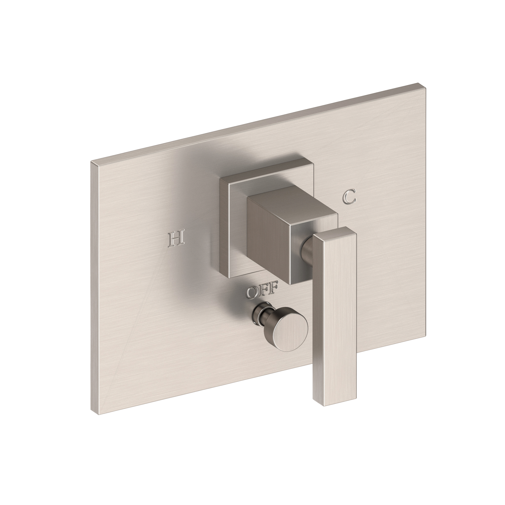 Newport Brass Secant® Balanced Pressure Tub & Shower Diverter Plate with Handle