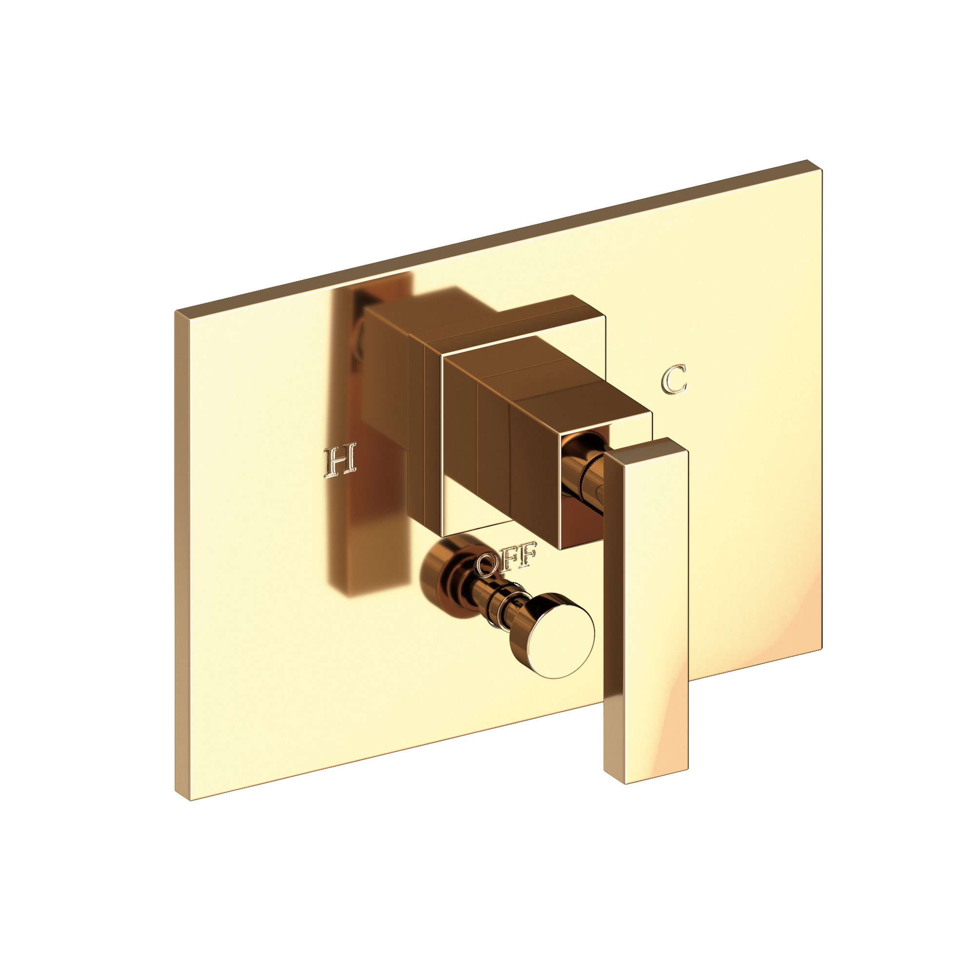 Newport Brass Secant® Balanced Pressure Tub & Shower Diverter Plate with Handle