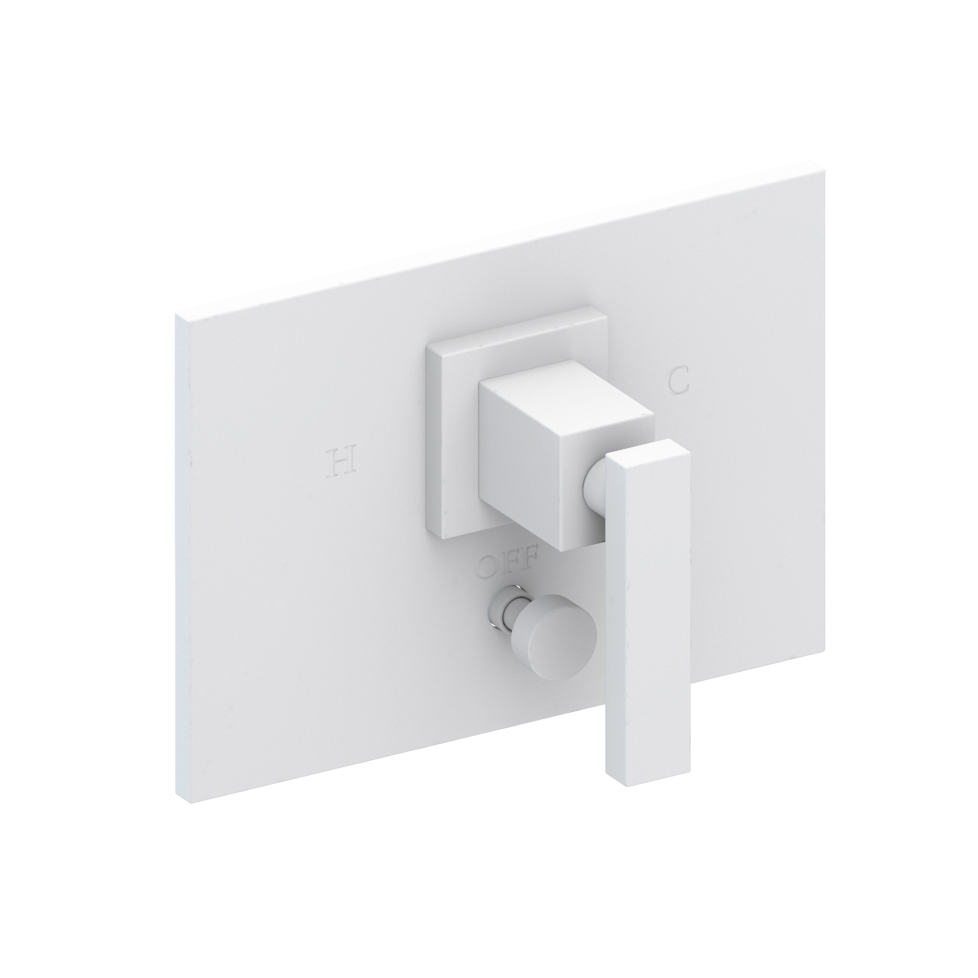 Newport Brass Secant® Balanced Pressure Tub & Shower Diverter Plate with Handle