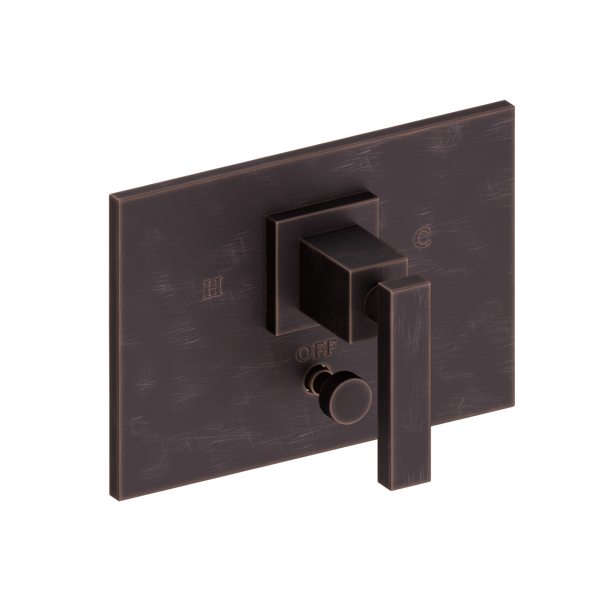 Newport Brass Secant® Balanced Pressure Tub & Shower Diverter Plate with Handle