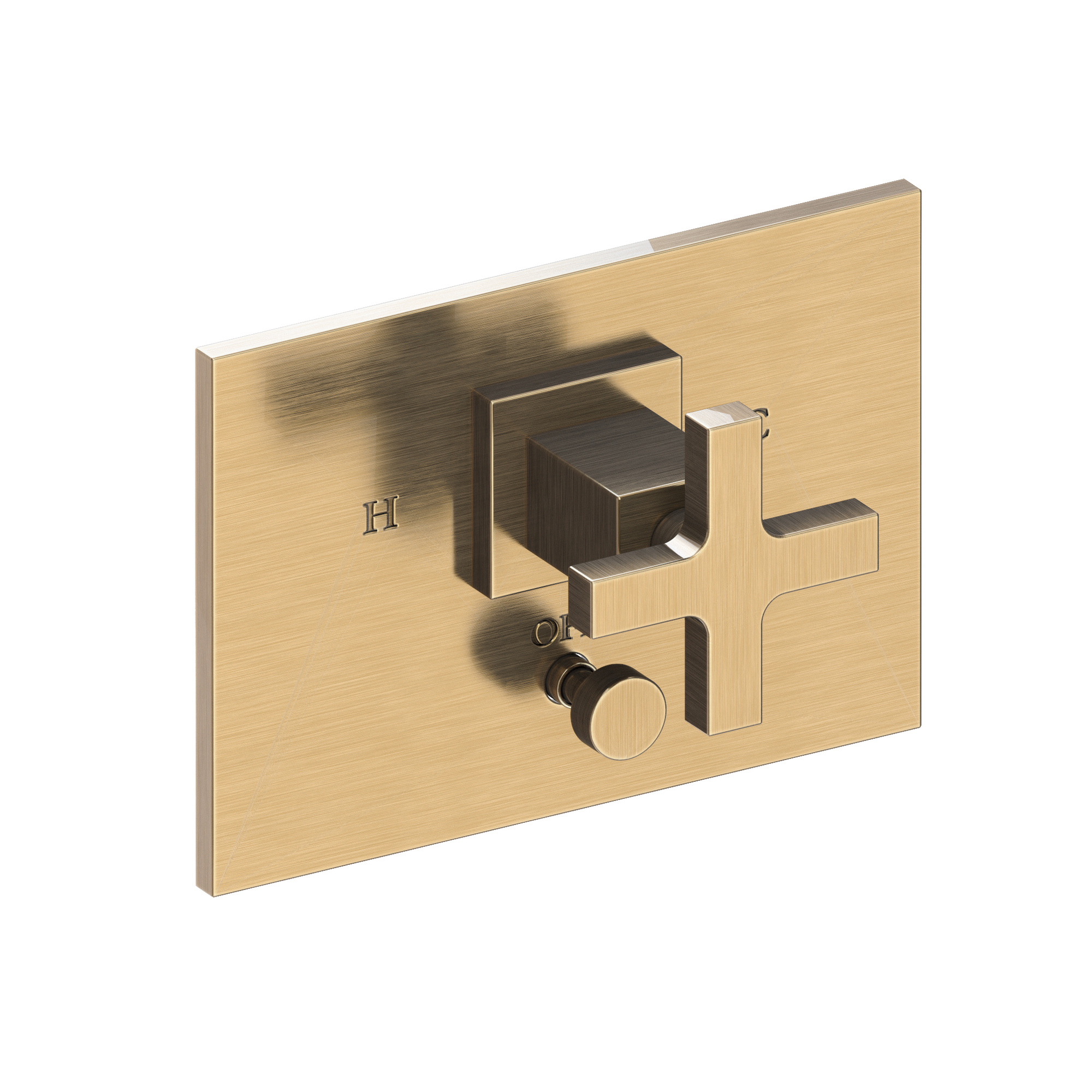 Newport Brass Secant® Balanced Pressure Tub & Shower Diverter Plate with Handle