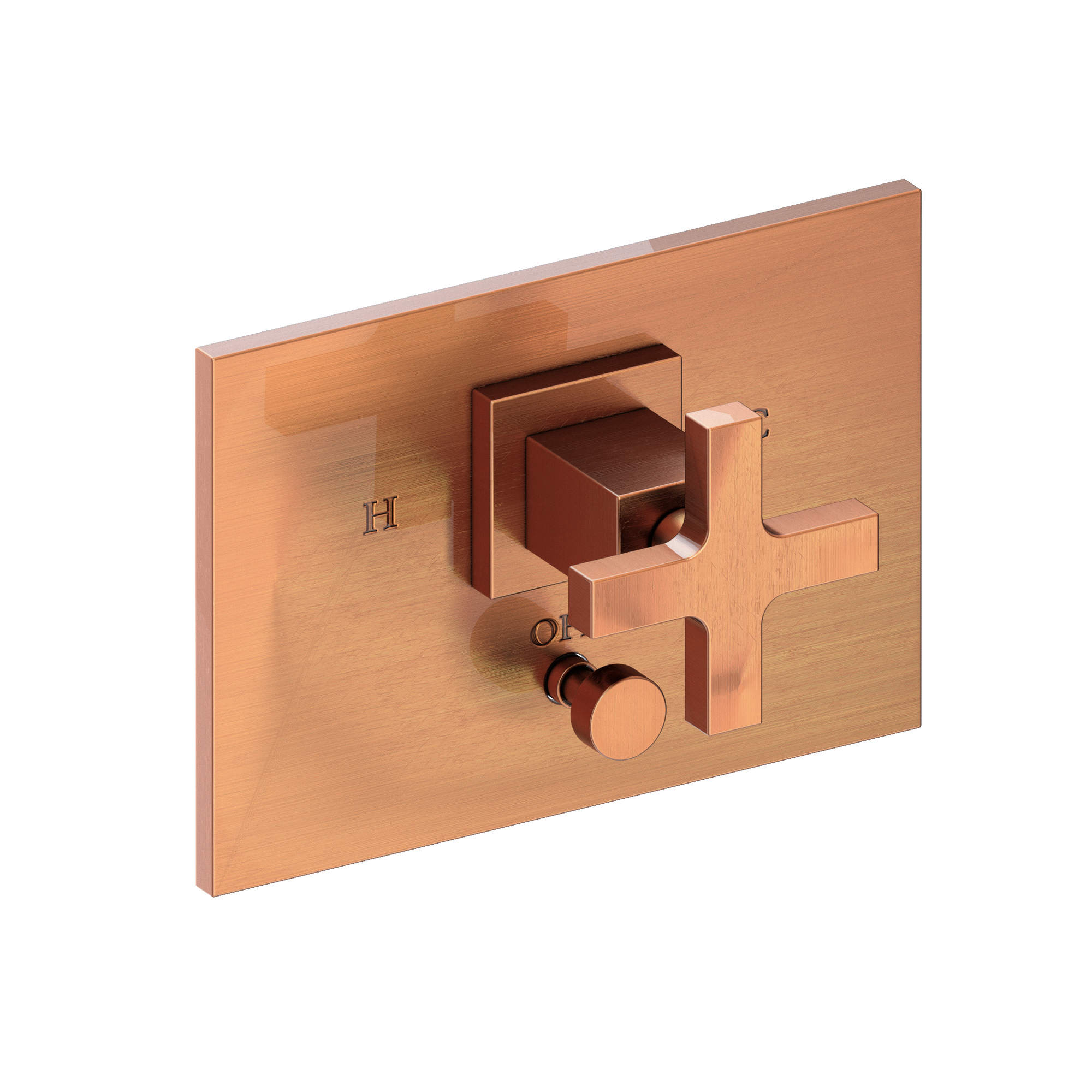 Newport Brass Secant® Balanced Pressure Tub & Shower Diverter Plate with Handle