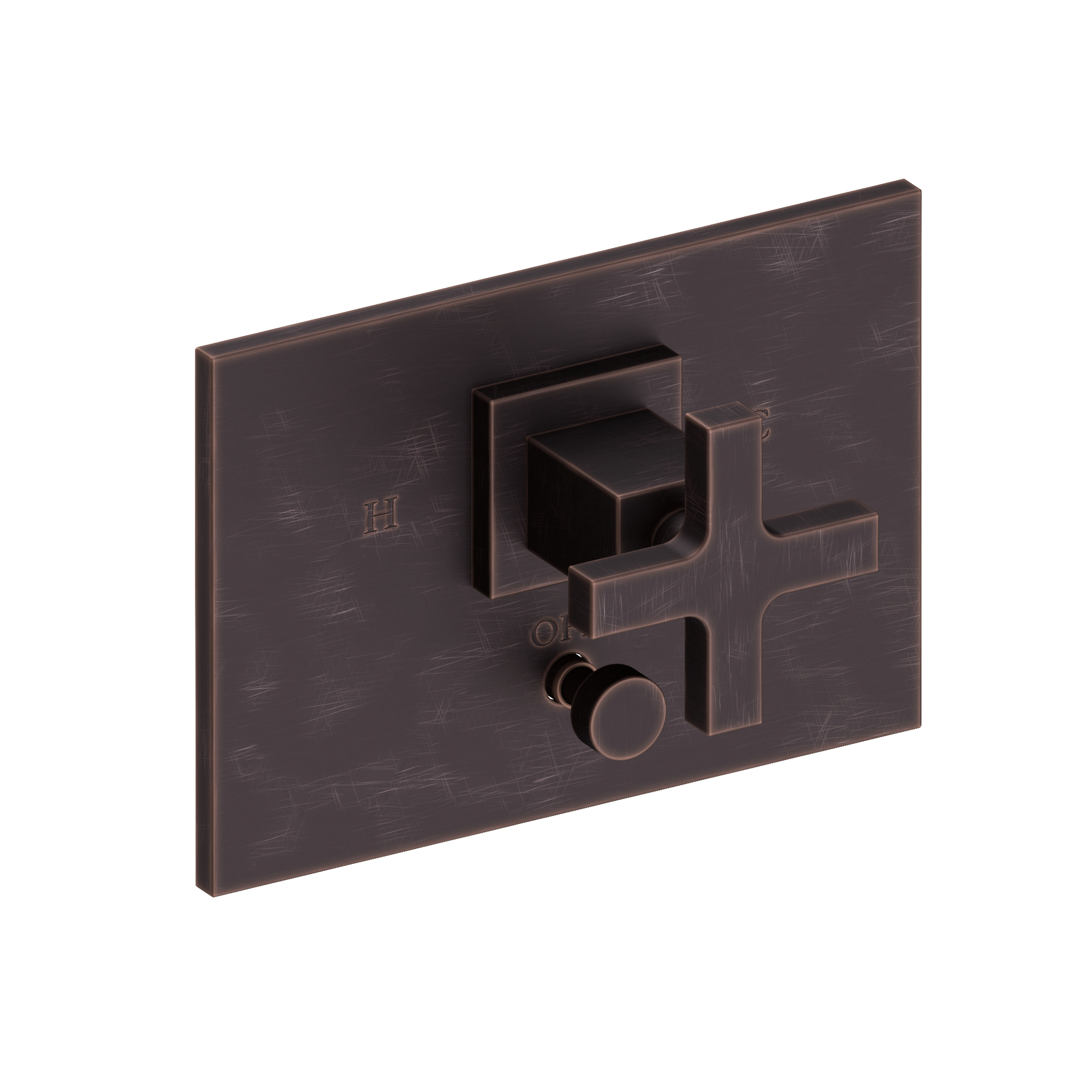 Newport Brass Secant® Balanced Pressure Tub & Shower Diverter Plate with Handle