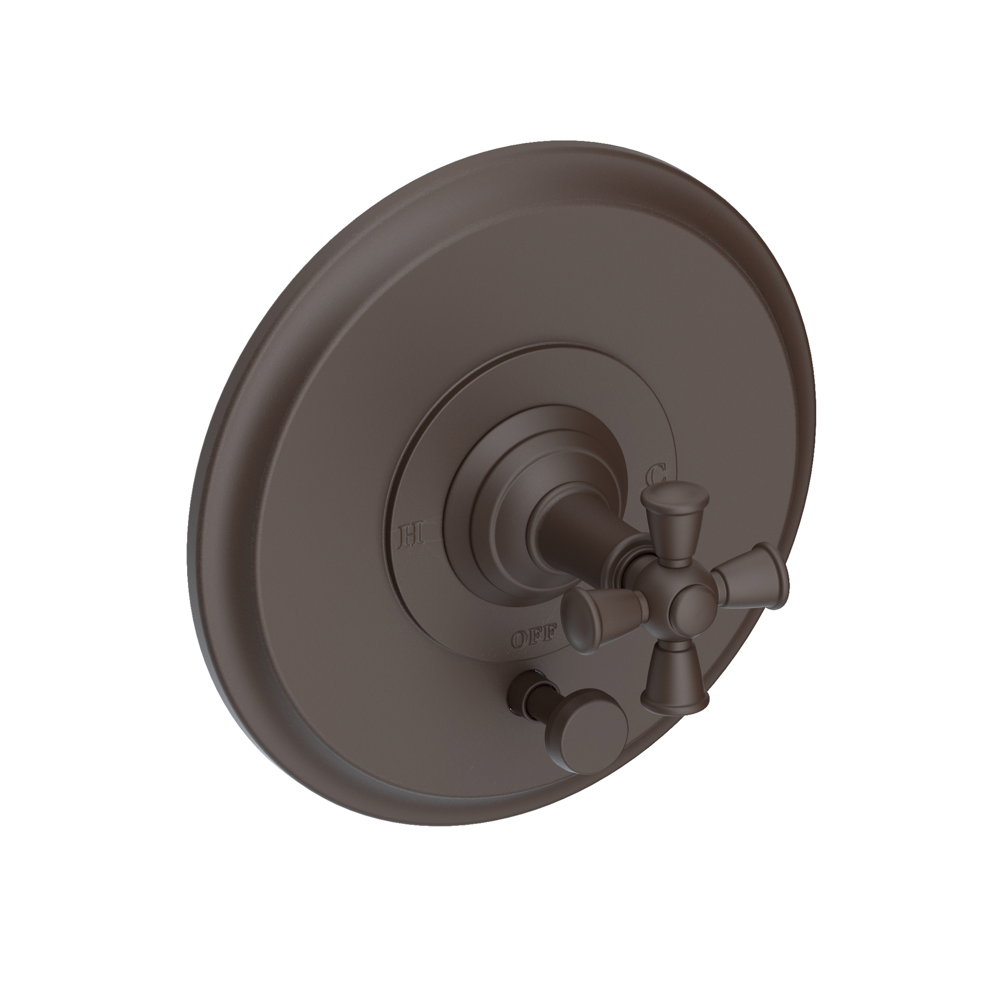 Newport Brass Aylesbury Balanced Pressure Tub & Shower Diverter Plate with Handle