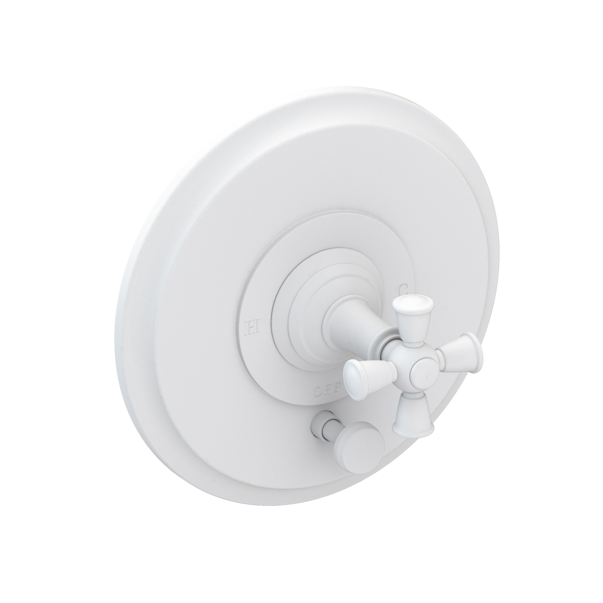 Newport Brass Aylesbury Balanced Pressure Tub & Shower Diverter Plate with Handle