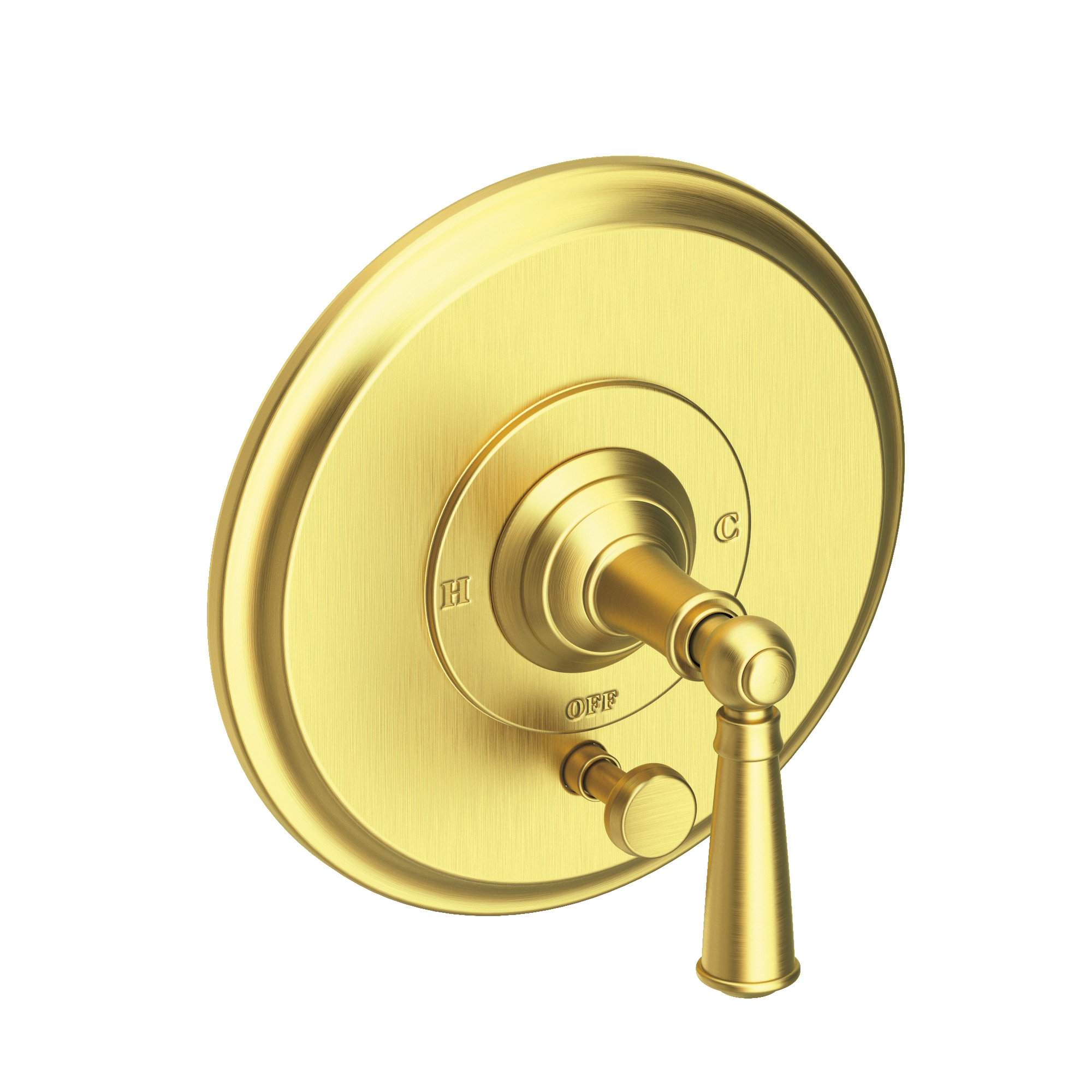 Newport Brass Aylesbury Balanced Pressure Tub & Shower Diverter Plate with Handle