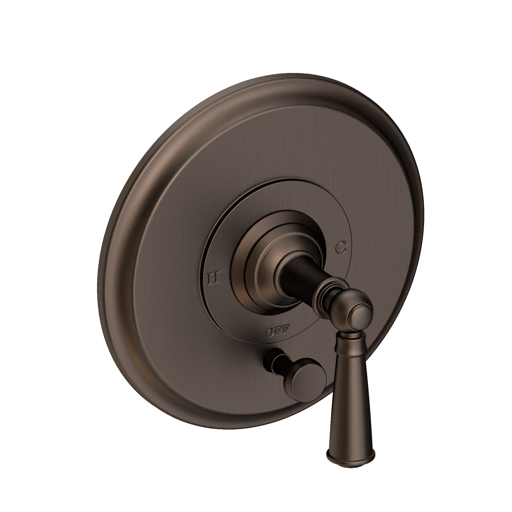 Newport Brass Aylesbury Balanced Pressure Tub & Shower Diverter Plate with Handle