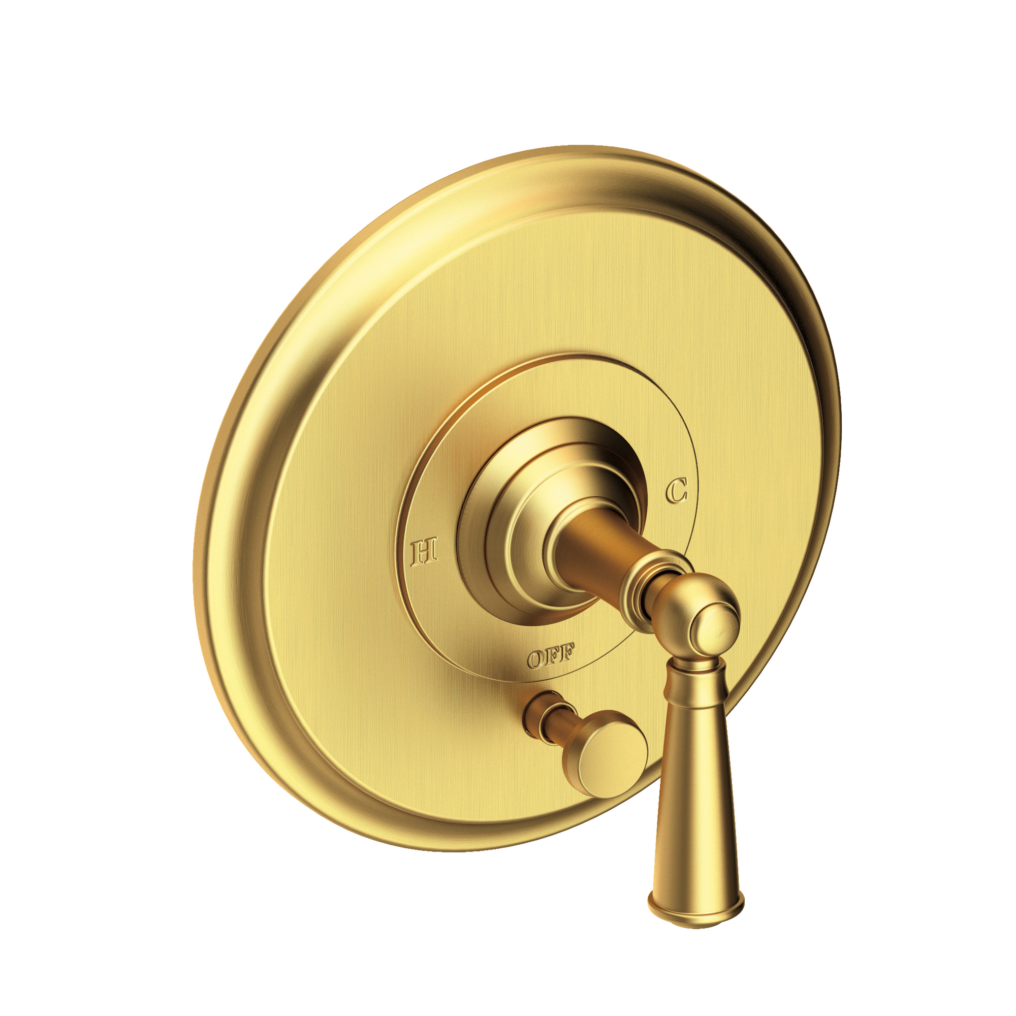 Newport Brass Aylesbury Balanced Pressure Tub & Shower Diverter Plate with Handle
