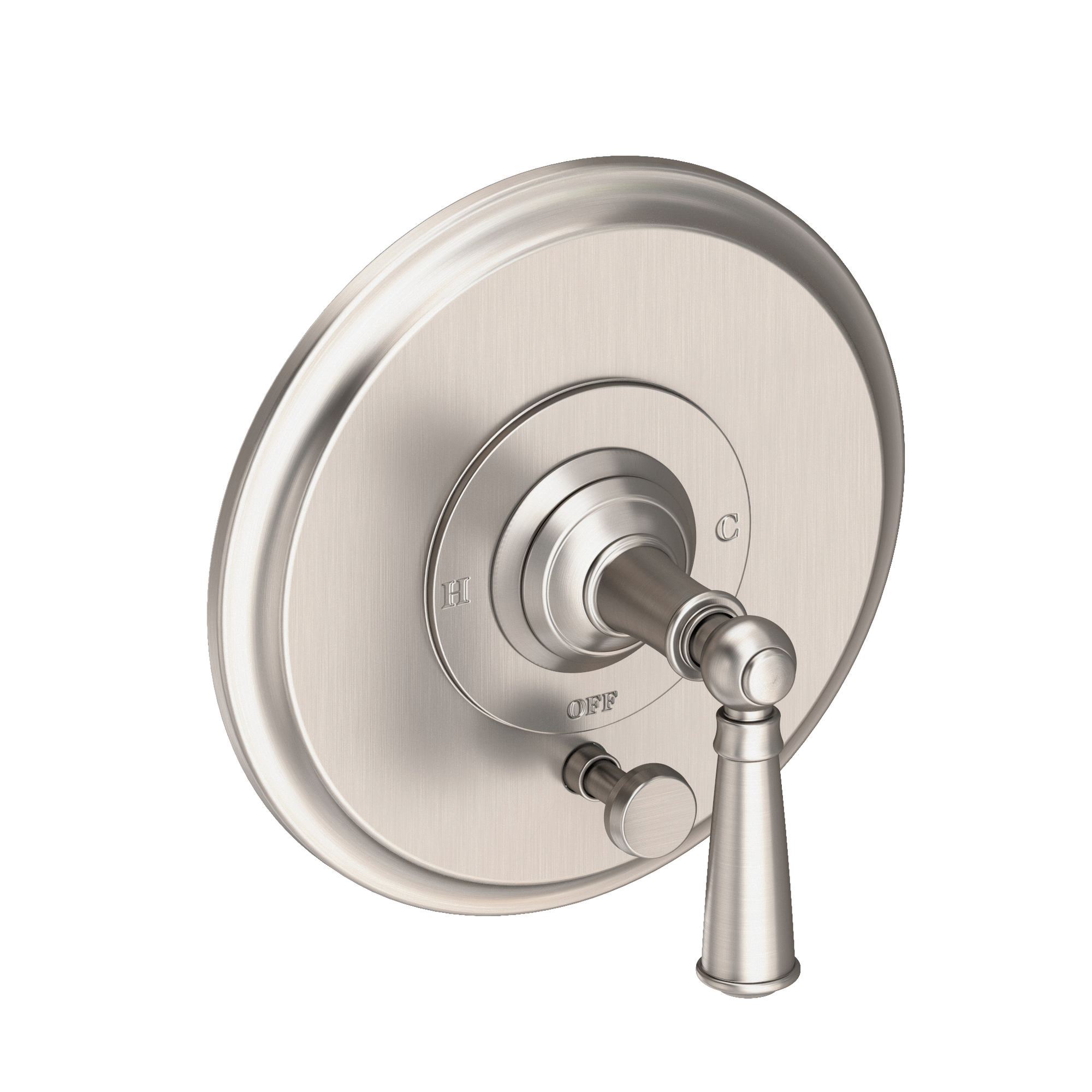 Newport Brass Aylesbury Balanced Pressure Tub & Shower Diverter Plate with Handle