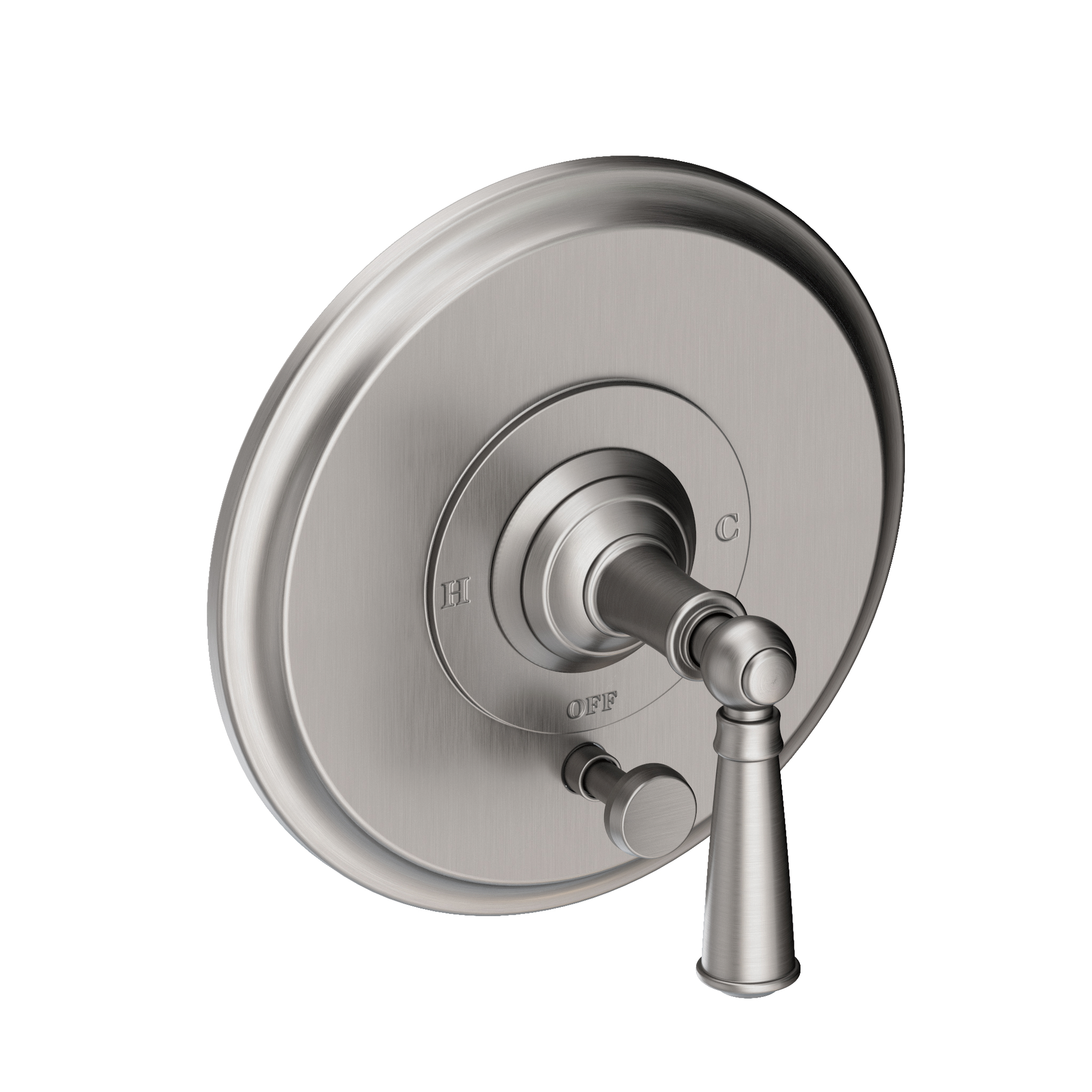 Newport Brass Aylesbury Balanced Pressure Tub & Shower Diverter Plate with Handle