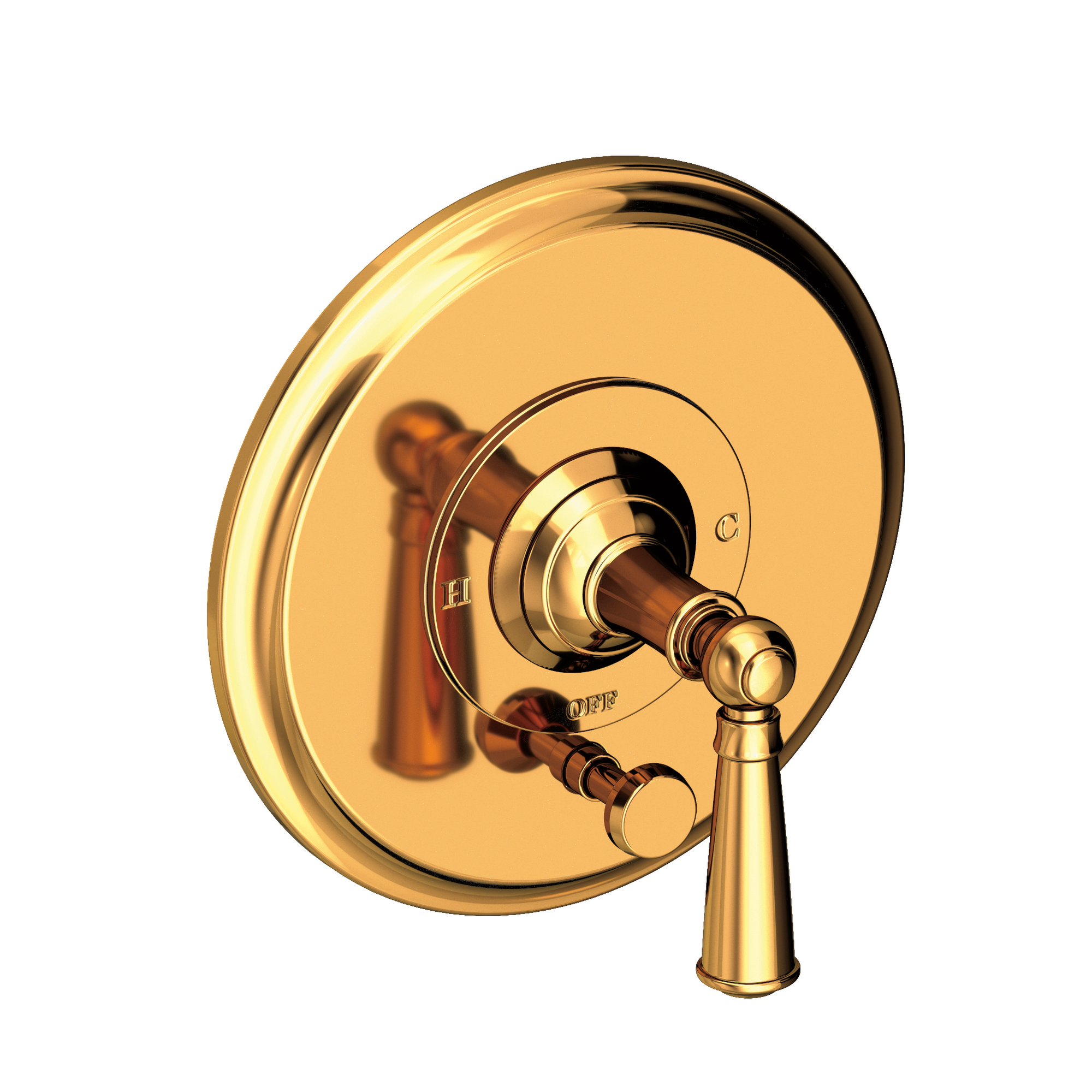 Newport Brass Aylesbury Balanced Pressure Tub & Shower Diverter Plate with Handle