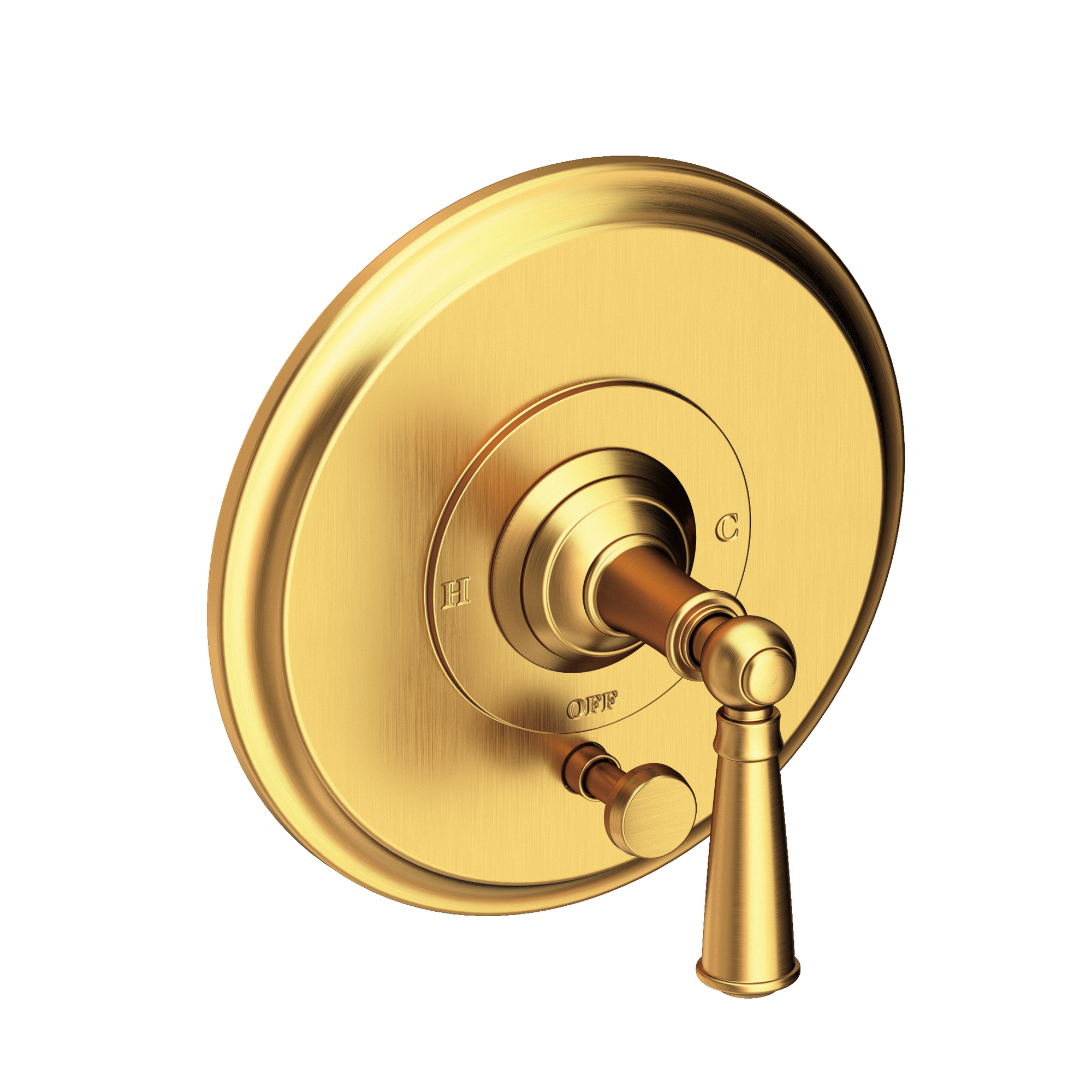 Newport Brass Aylesbury Balanced Pressure Tub & Shower Diverter Plate with Handle