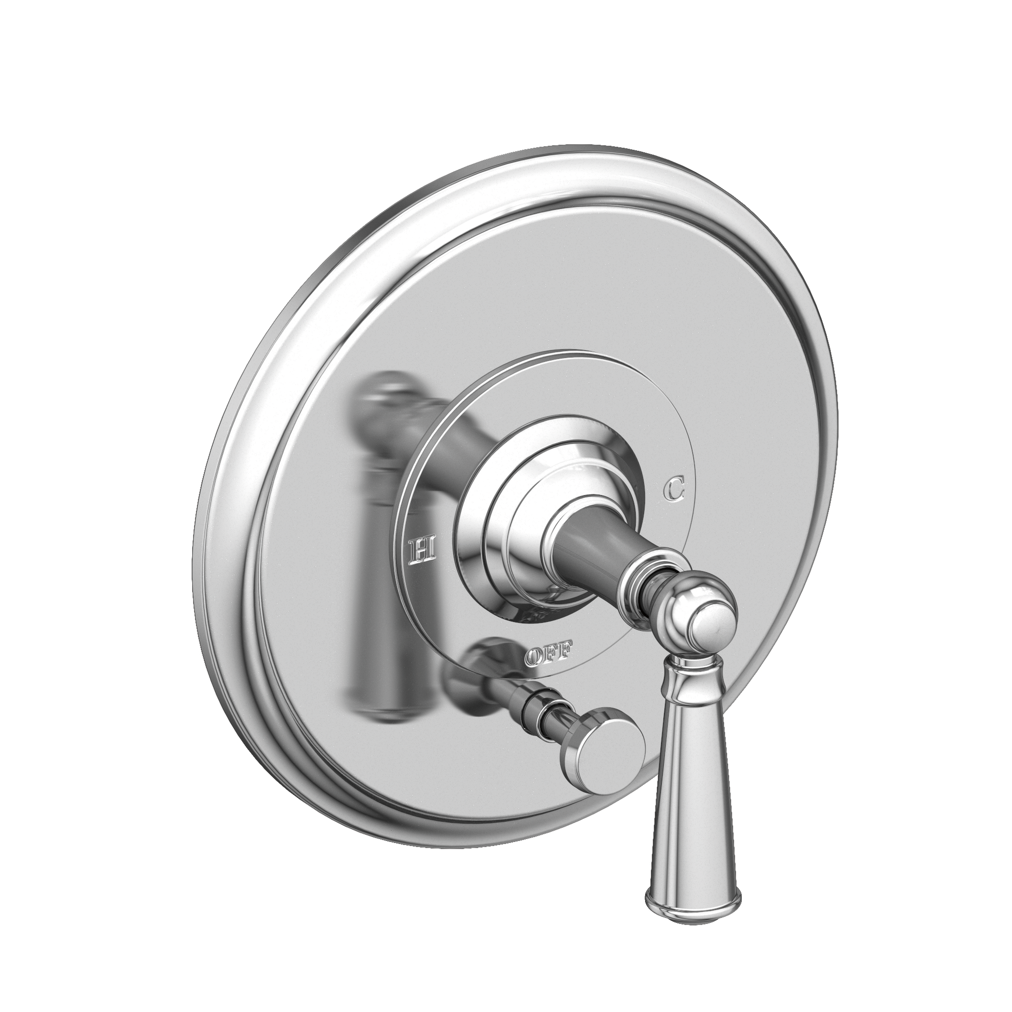 Newport Brass Aylesbury Balanced Pressure Tub & Shower Diverter Plate with Handle