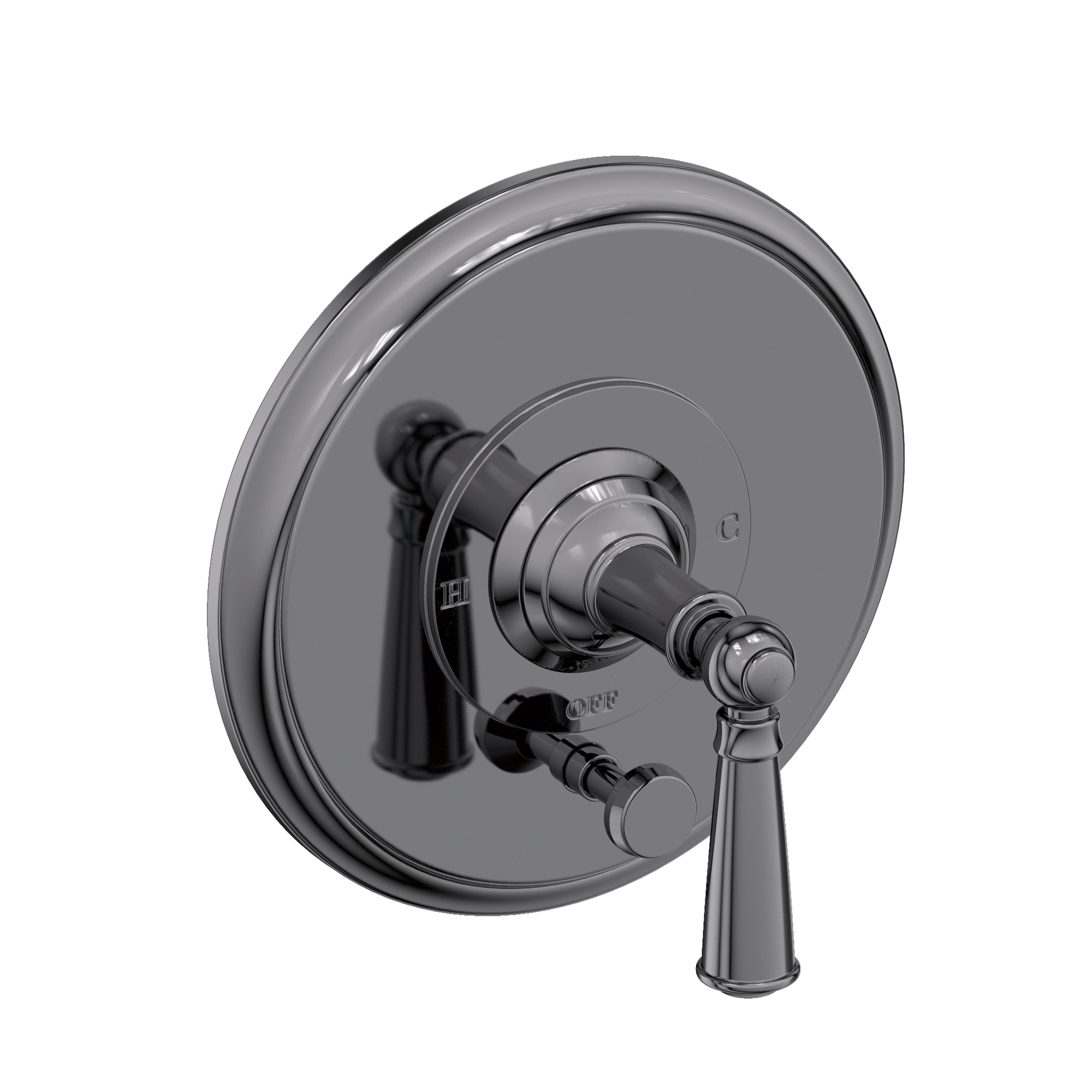 Newport Brass Aylesbury Balanced Pressure Tub & Shower Diverter Plate with Handle