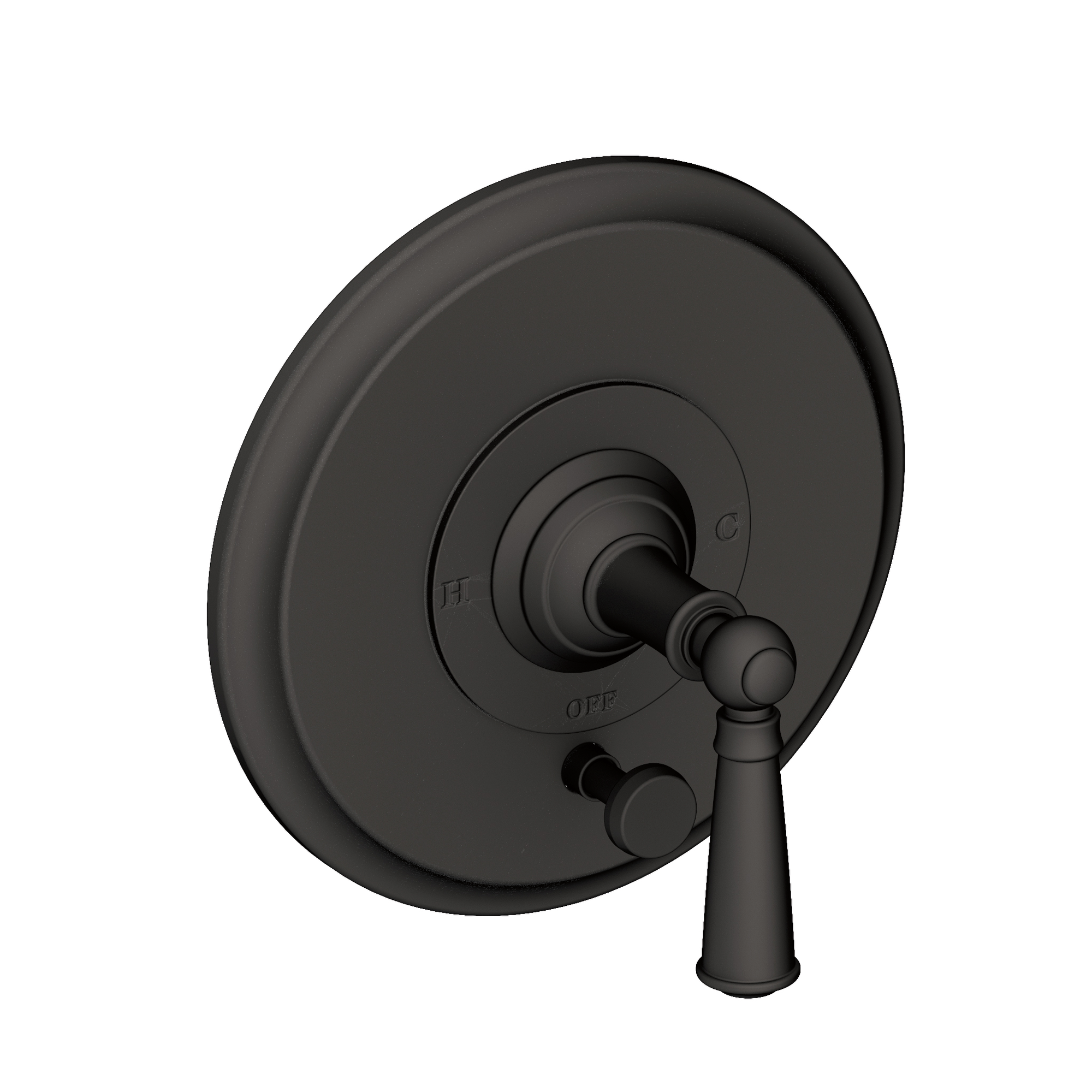 Newport Brass Aylesbury Balanced Pressure Tub & Shower Diverter Plate with Handle