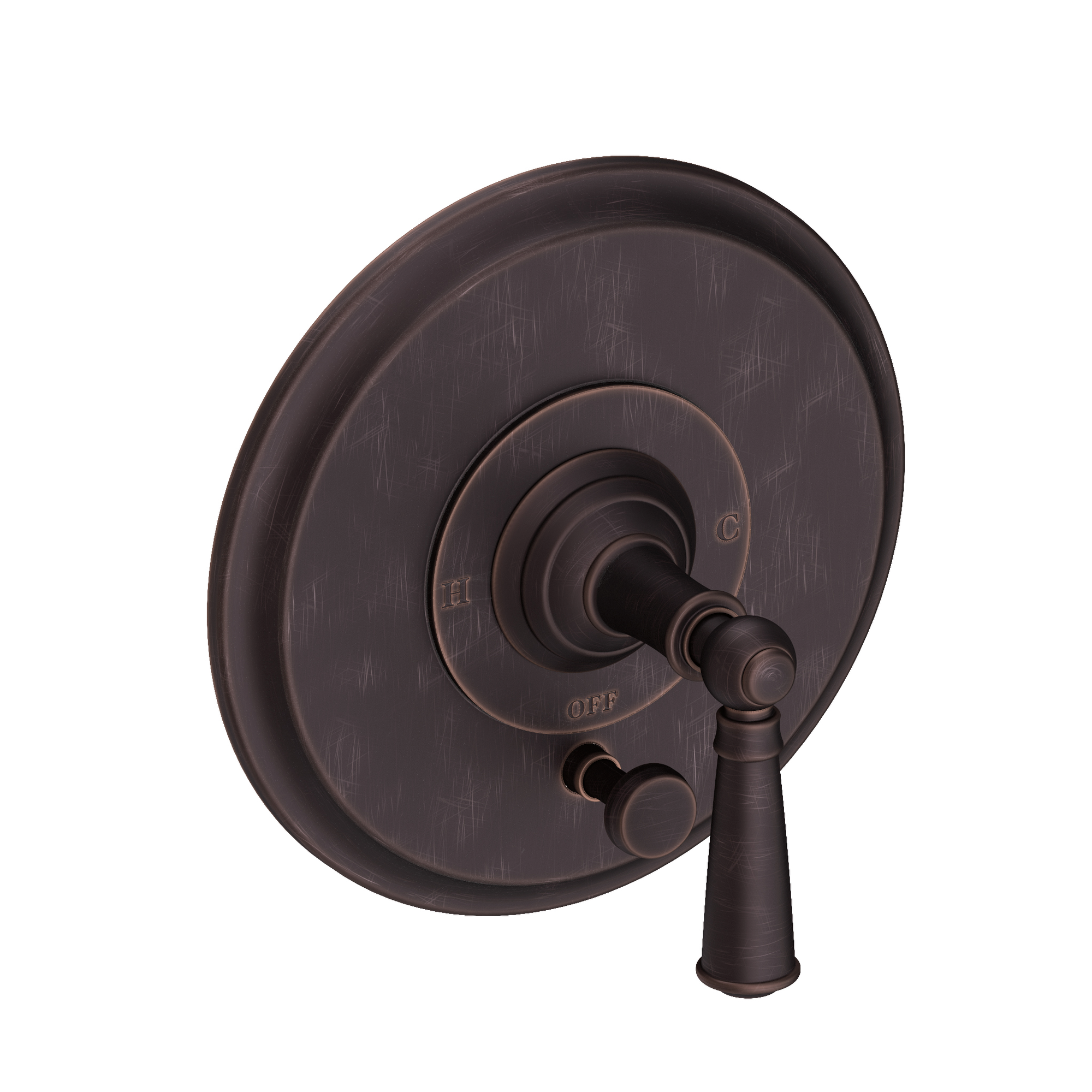 Newport Brass Aylesbury Balanced Pressure Tub & Shower Diverter Plate with Handle