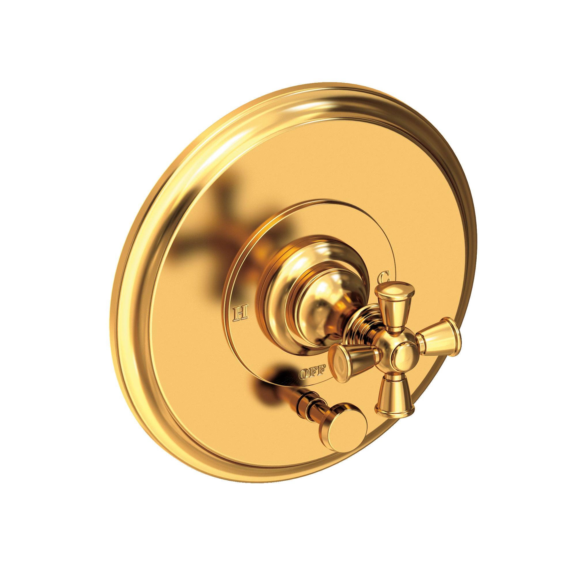 Newport Brass Sutton Balanced Pressure Tub & Shower Diverter Plate with Handle