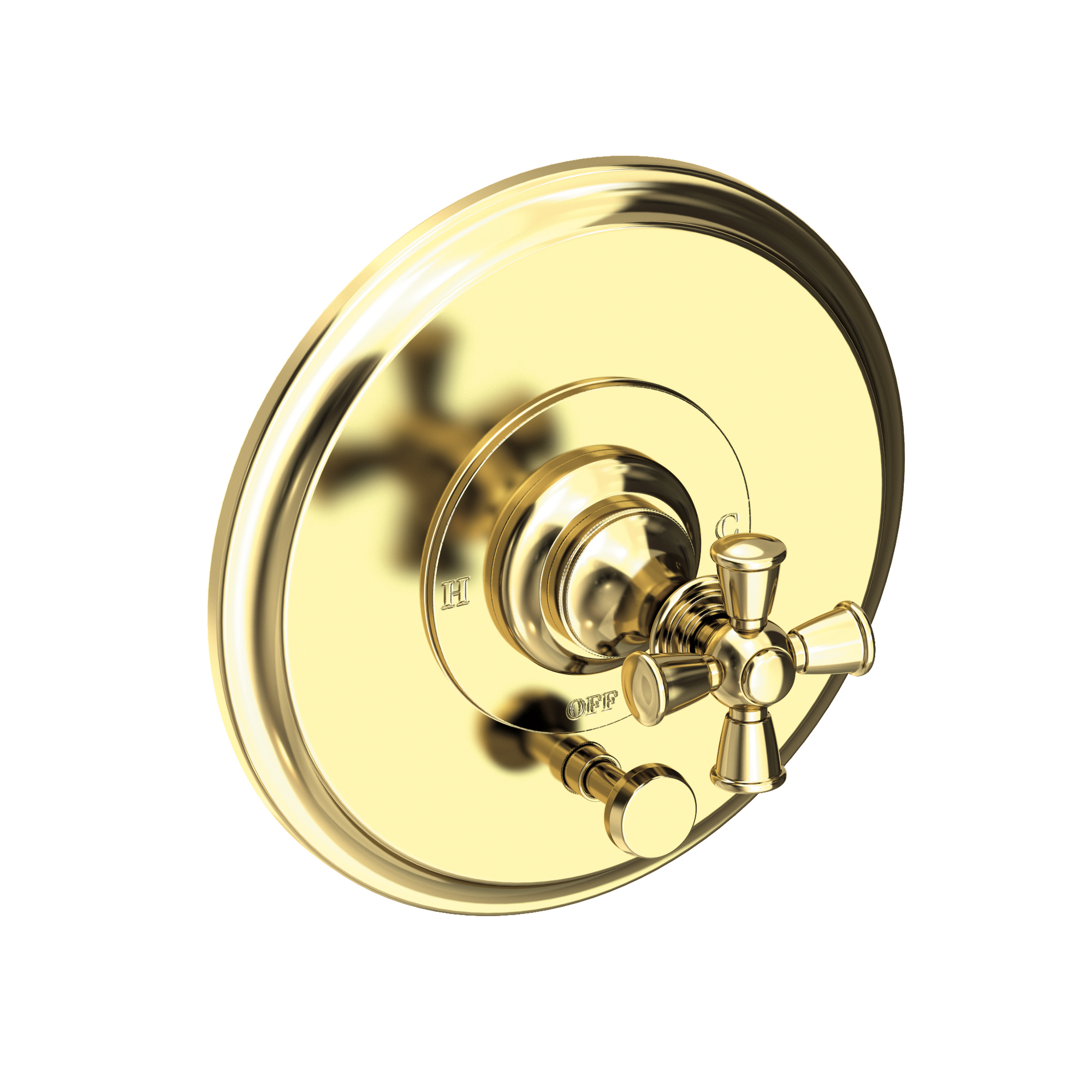 Newport Brass Sutton Balanced Pressure Tub & Shower Diverter Plate with Handle