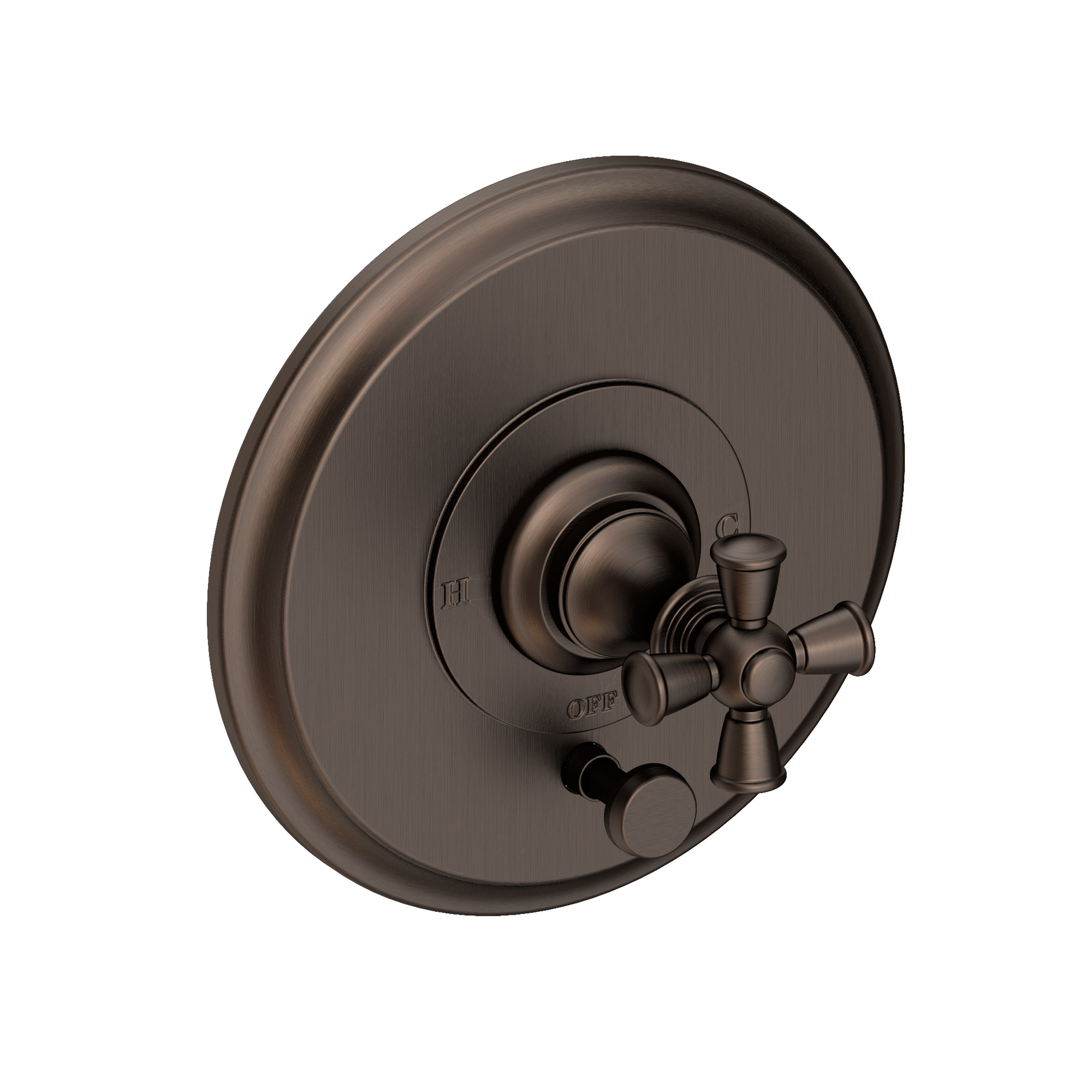 Newport Brass Sutton Balanced Pressure Tub & Shower Diverter Plate with Handle