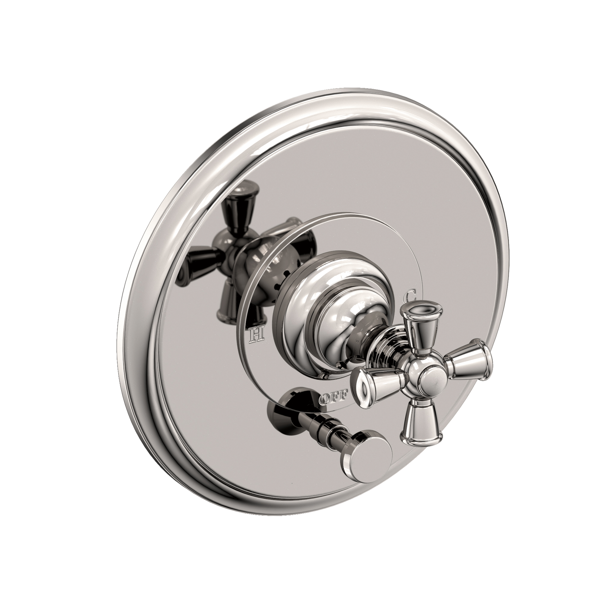 Newport Brass Sutton Balanced Pressure Tub & Shower Diverter Plate with Handle