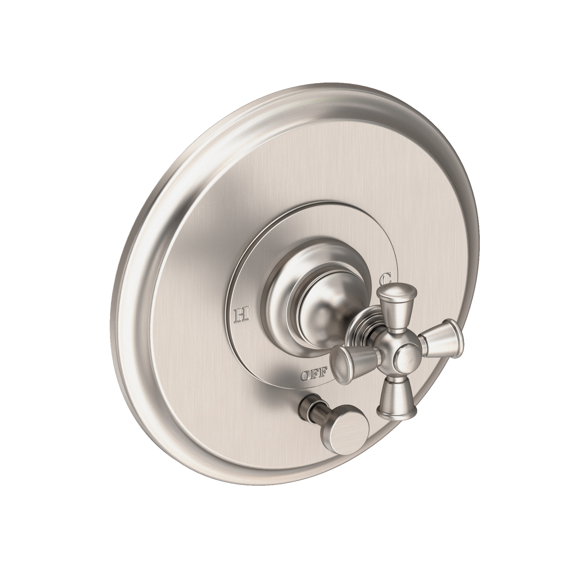 Newport Brass Sutton Balanced Pressure Tub & Shower Diverter Plate with Handle