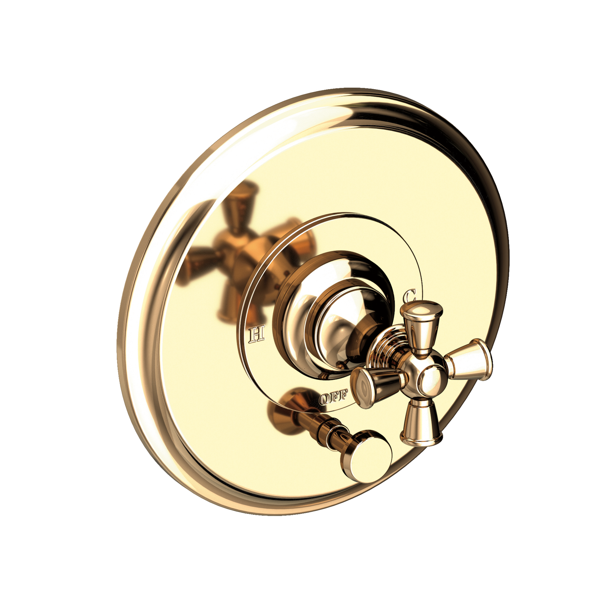 Newport Brass Sutton Balanced Pressure Tub & Shower Diverter Plate with Handle