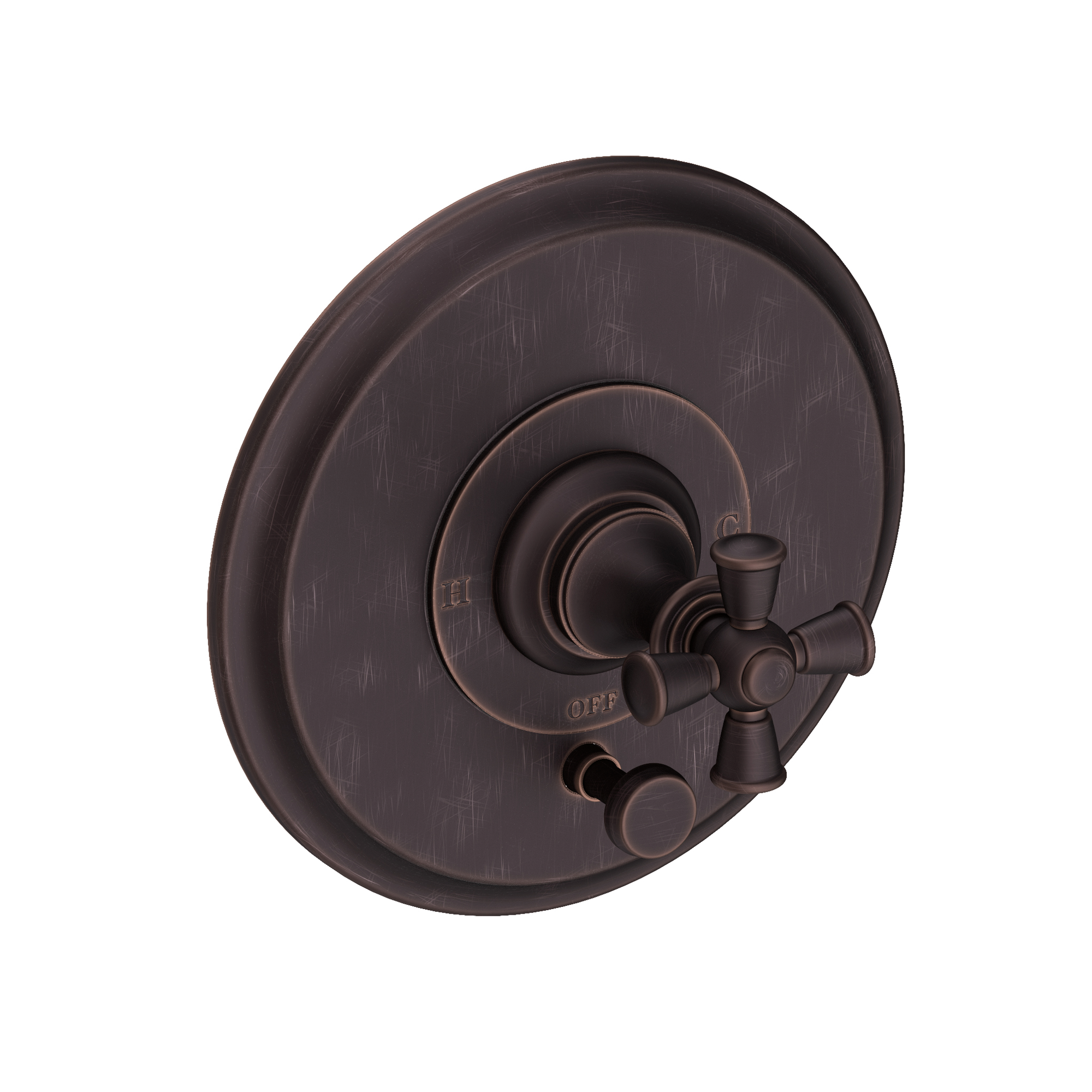 Newport Brass Sutton Balanced Pressure Tub & Shower Diverter Plate with Handle