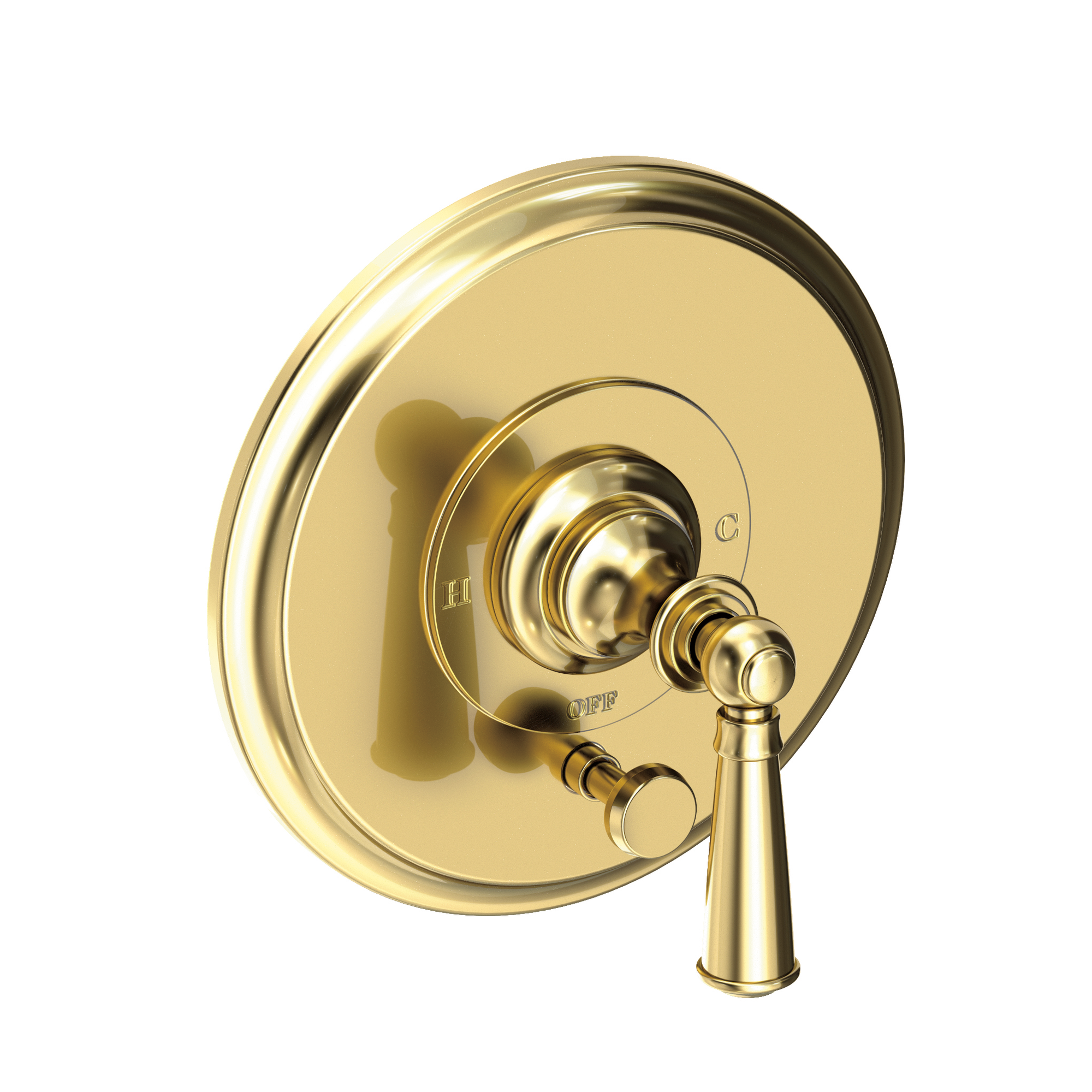 Newport Brass Sutton Balanced Pressure Tub & Shower Diverter Plate with Handle