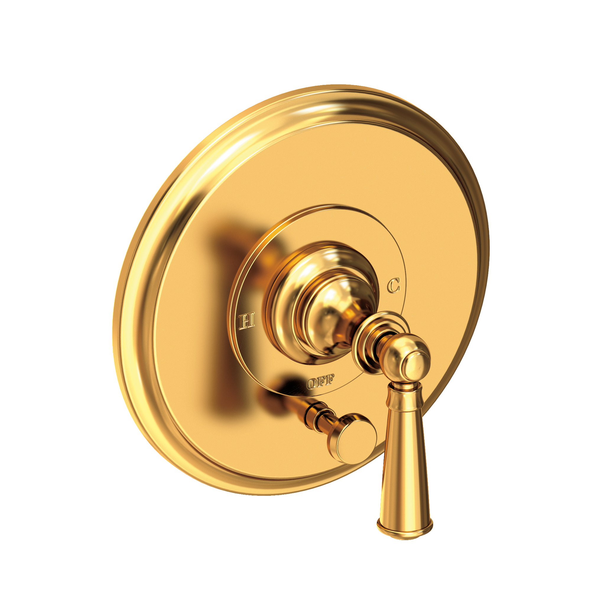 Newport Brass Sutton Balanced Pressure Tub & Shower Diverter Plate with Handle
