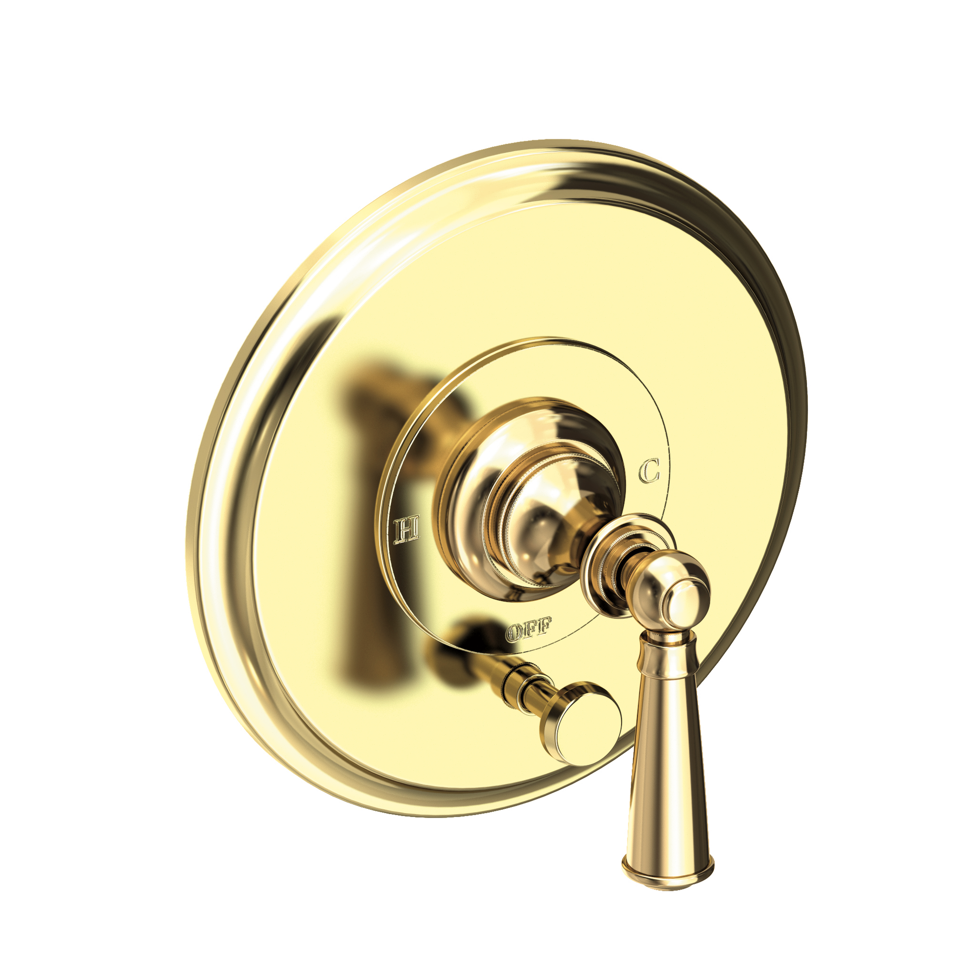 Newport Brass Sutton Balanced Pressure Tub & Shower Diverter Plate with Handle