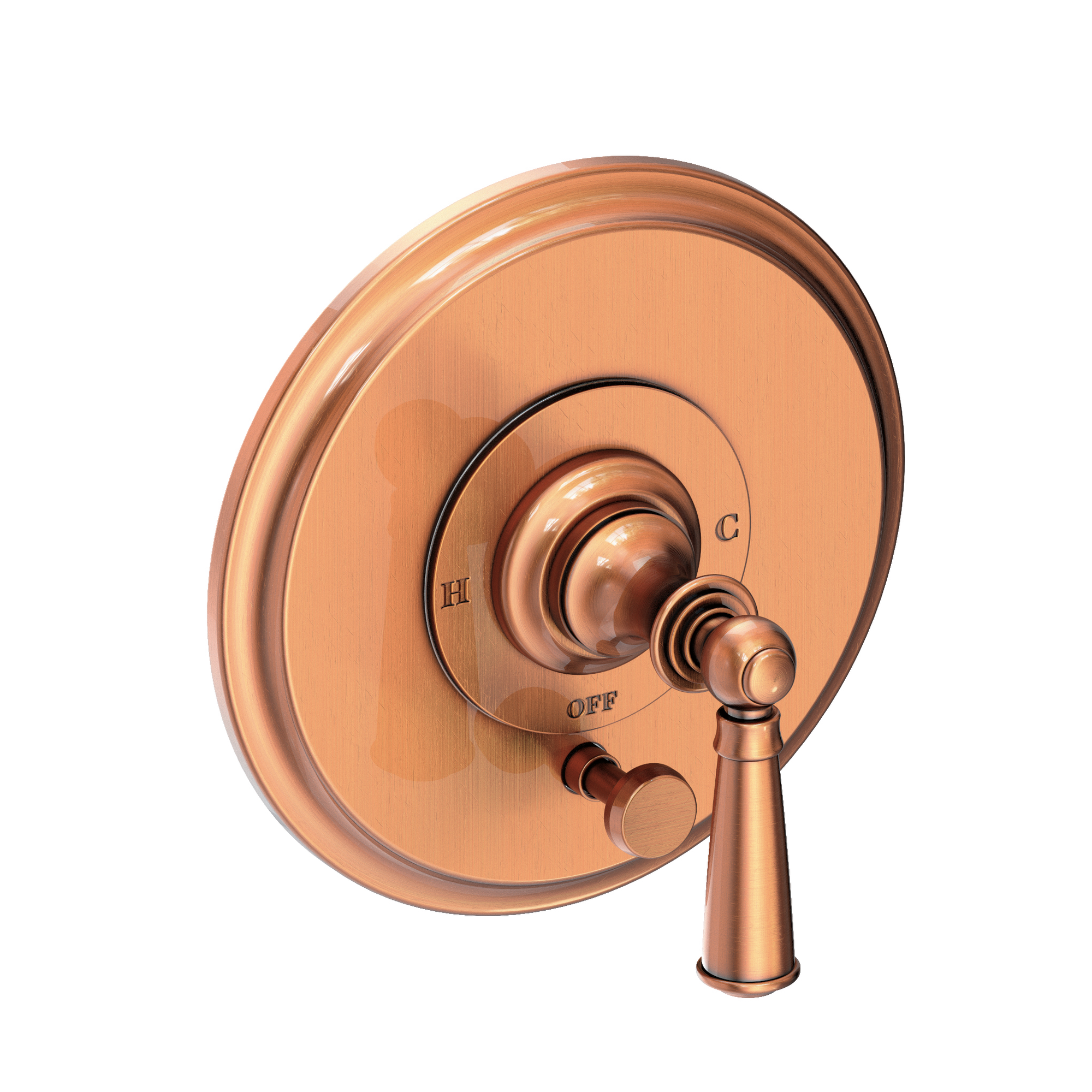 Newport Brass Sutton Balanced Pressure Tub & Shower Diverter Plate with Handle