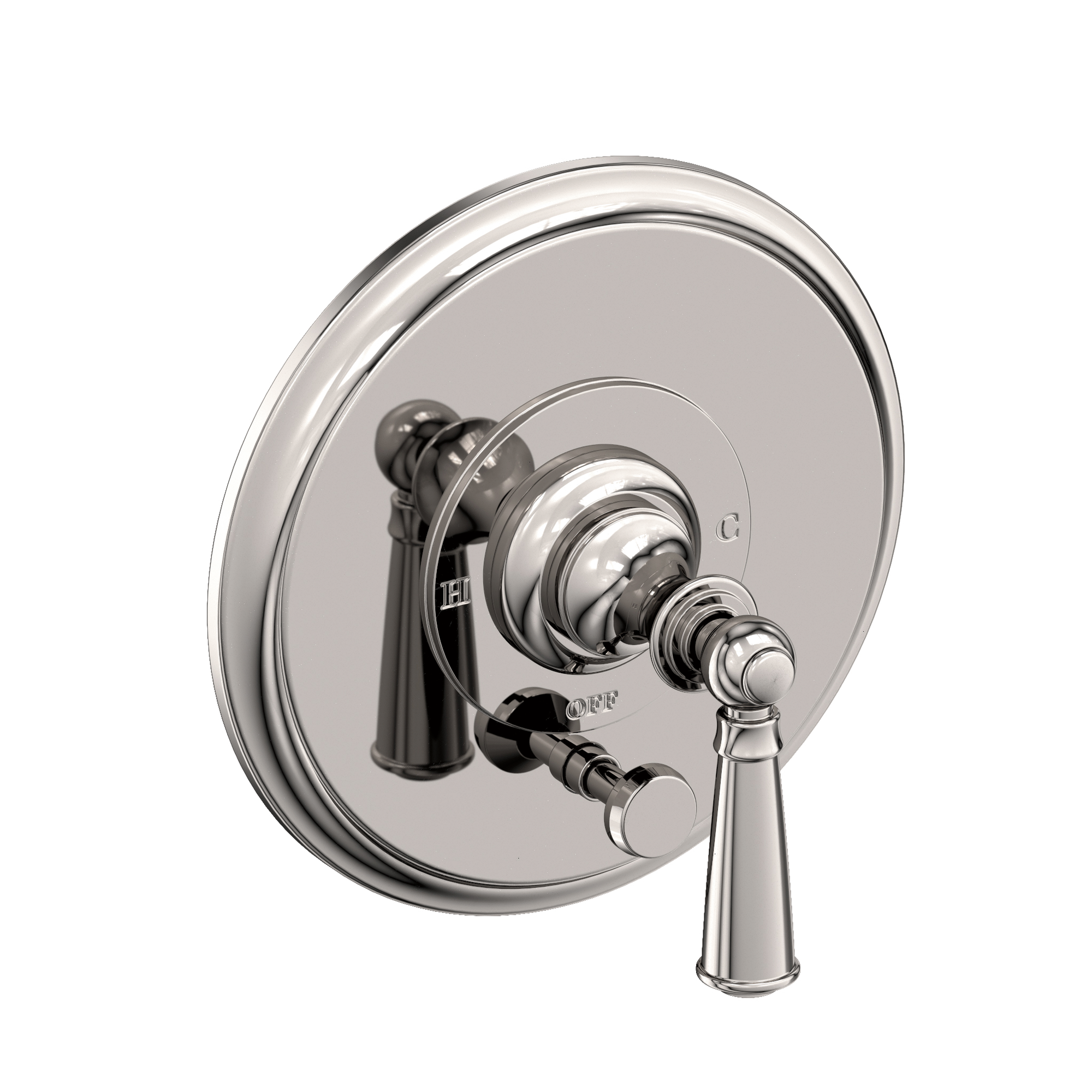 Newport Brass Sutton Balanced Pressure Tub & Shower Diverter Plate with Handle
