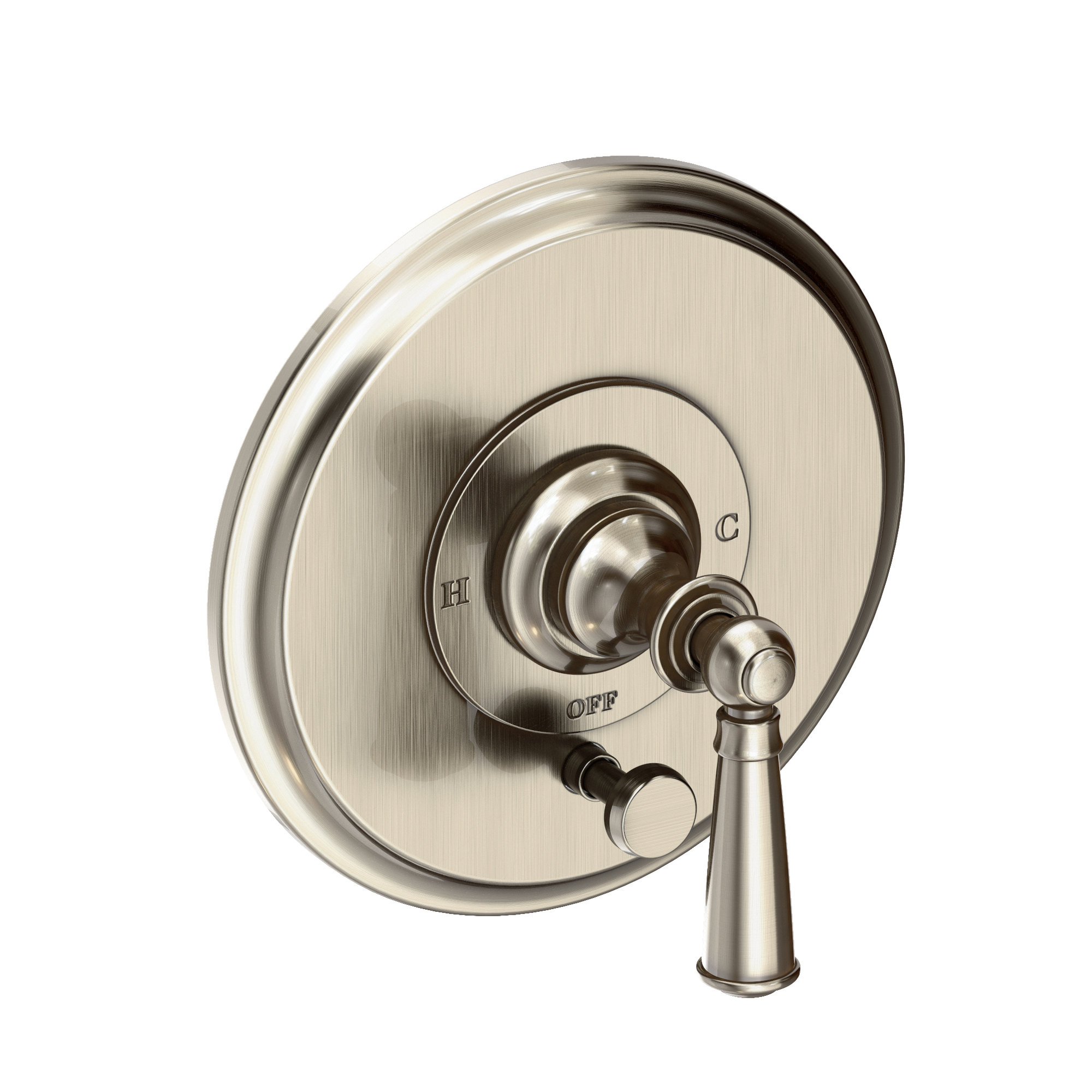 Newport Brass Sutton Balanced Pressure Tub & Shower Diverter Plate with Handle