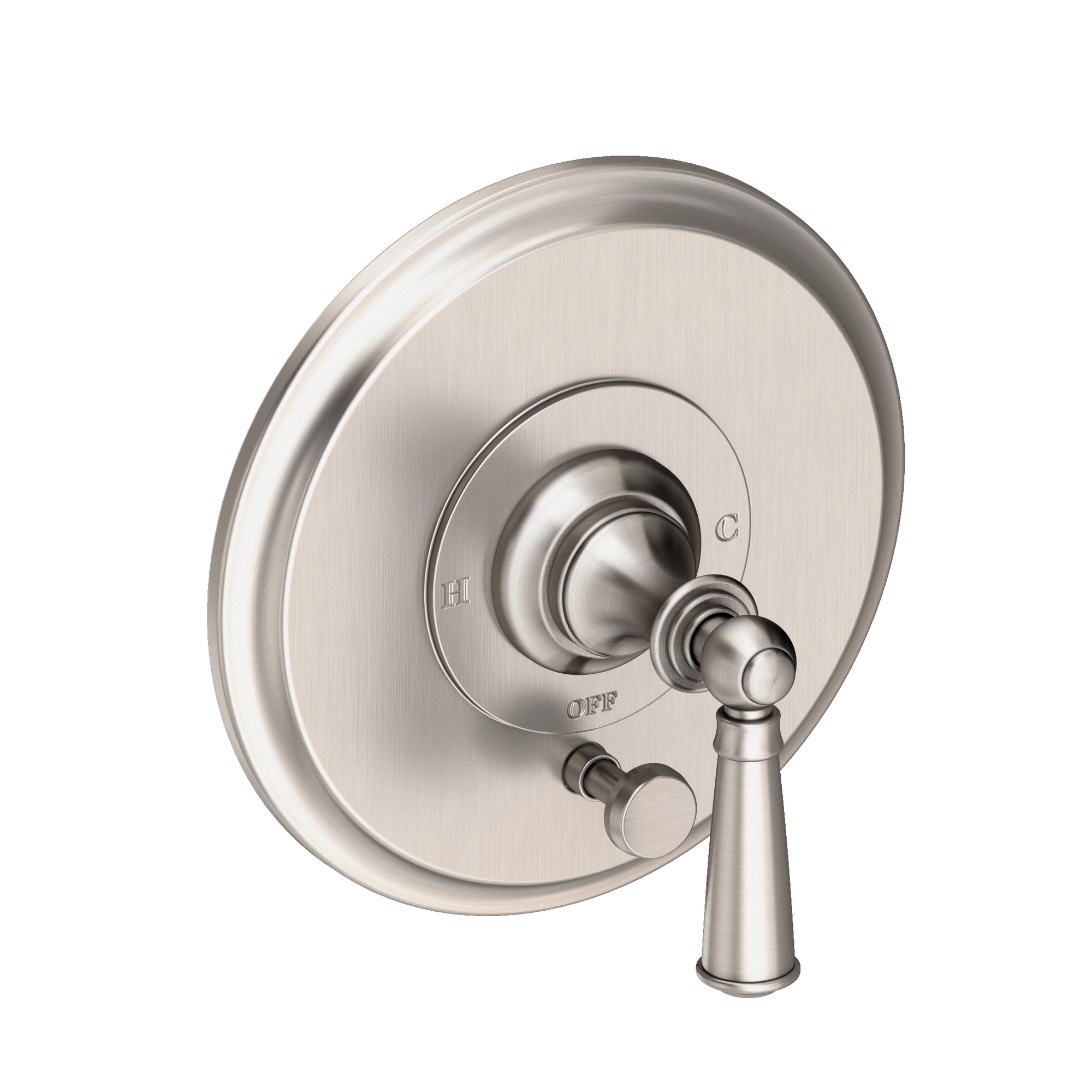 Newport Brass Sutton Balanced Pressure Tub & Shower Diverter Plate with Handle
