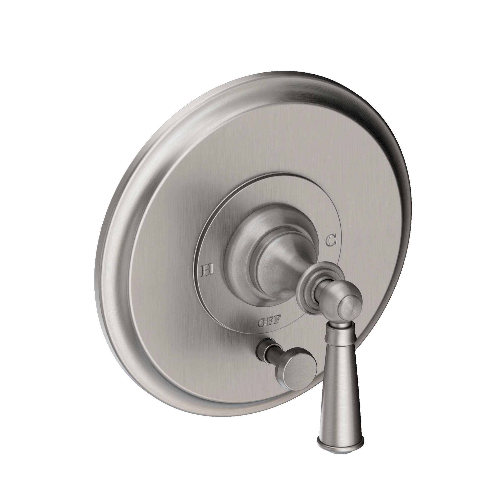 Newport Brass Sutton Balanced Pressure Tub & Shower Diverter Plate with Handle