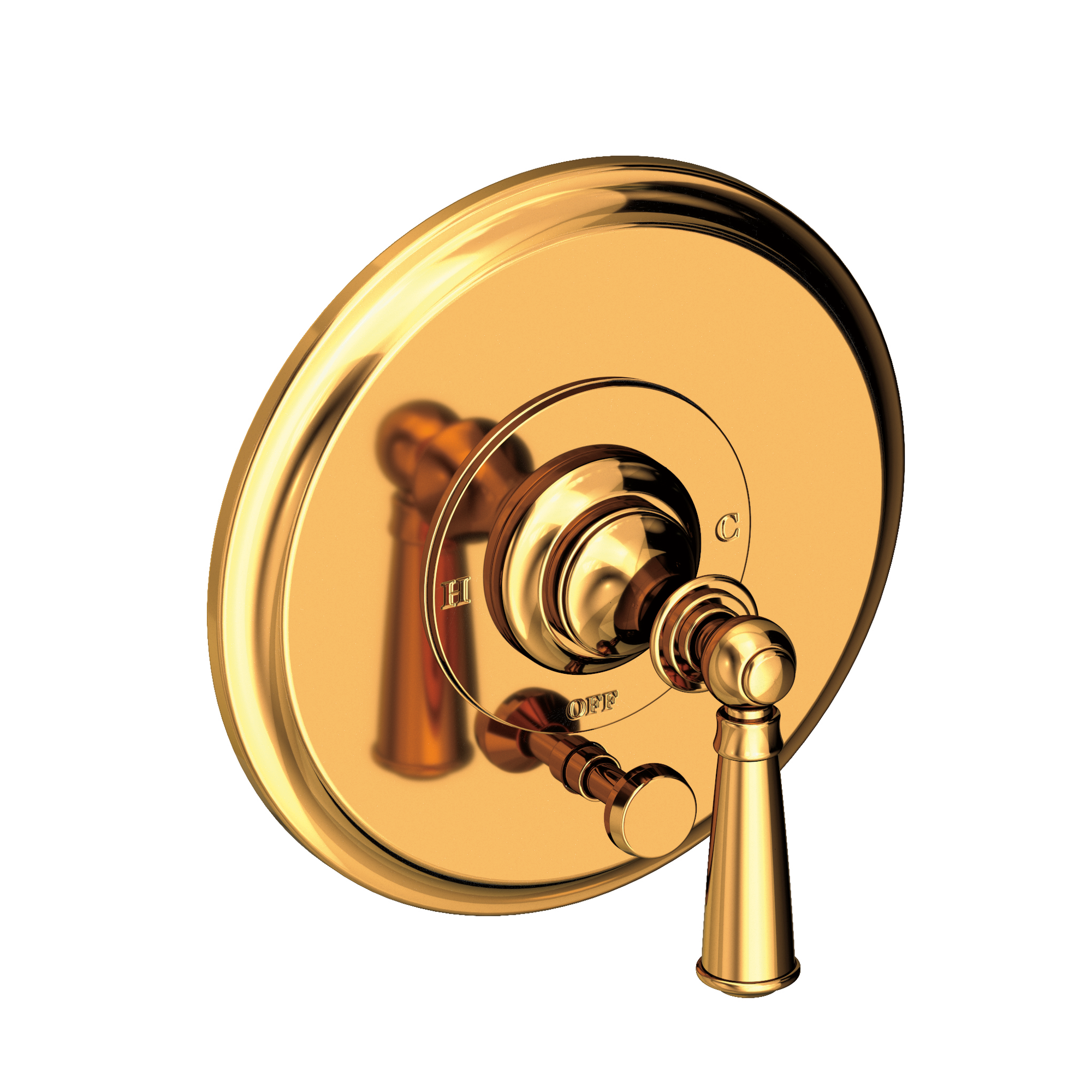 Newport Brass Sutton Balanced Pressure Tub & Shower Diverter Plate with Handle