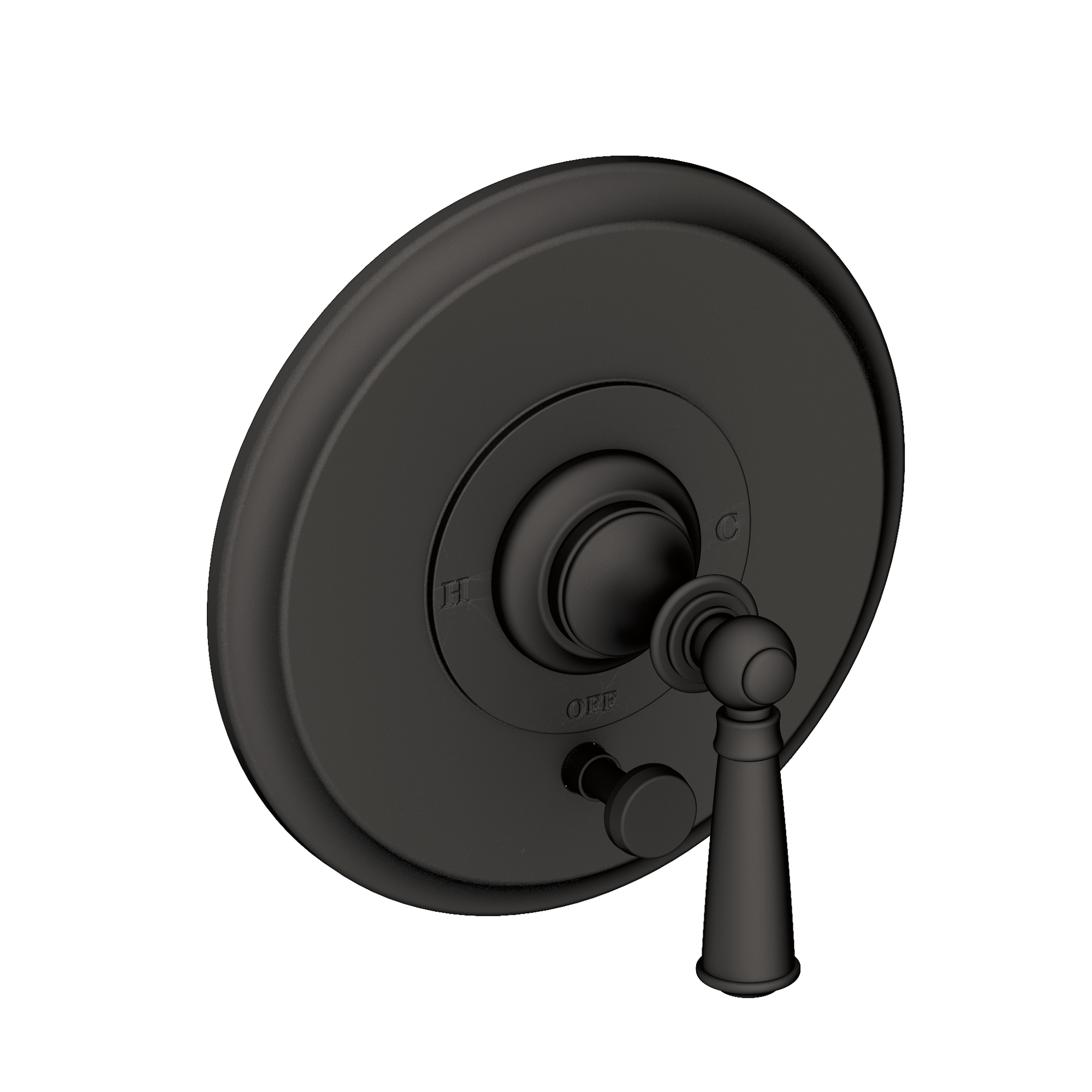 Newport Brass Sutton Balanced Pressure Tub & Shower Diverter Plate with Handle
