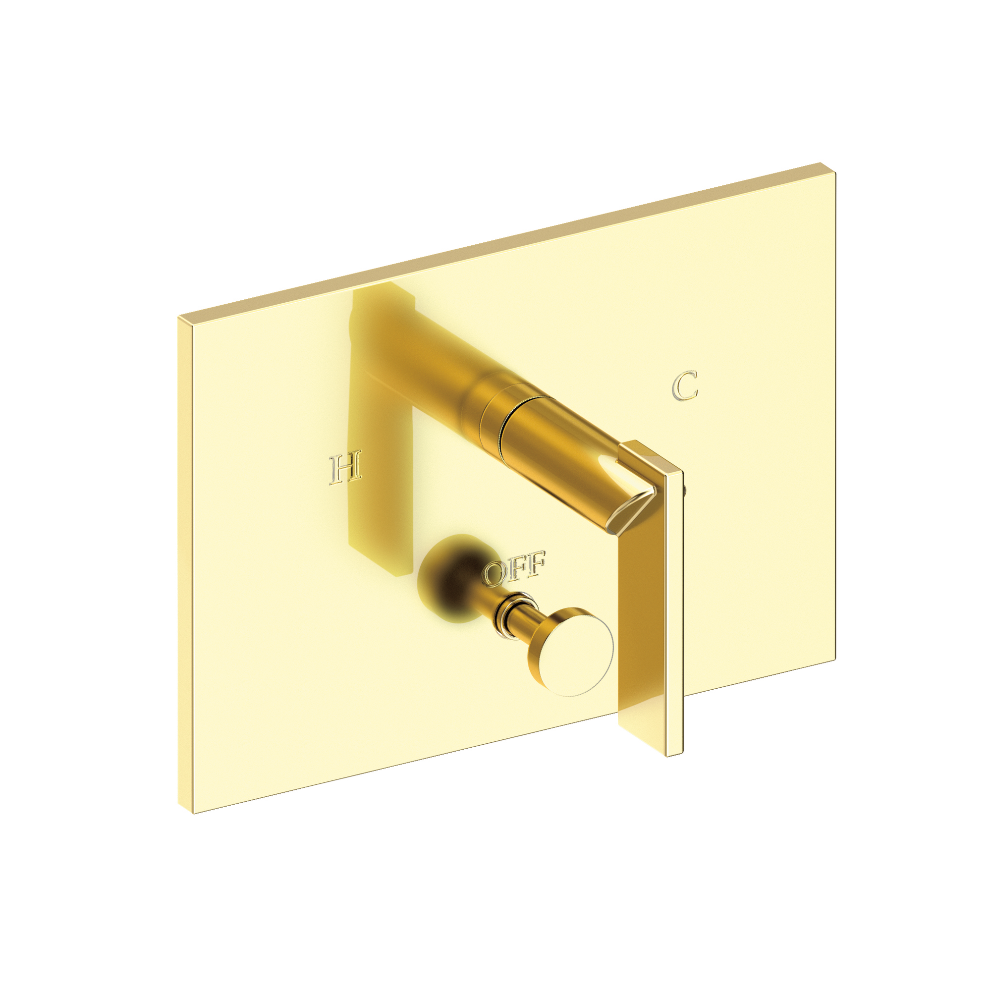 Newport Brass Metro® Balanced Pressure Tub & Shower Diverter Plate with Handle