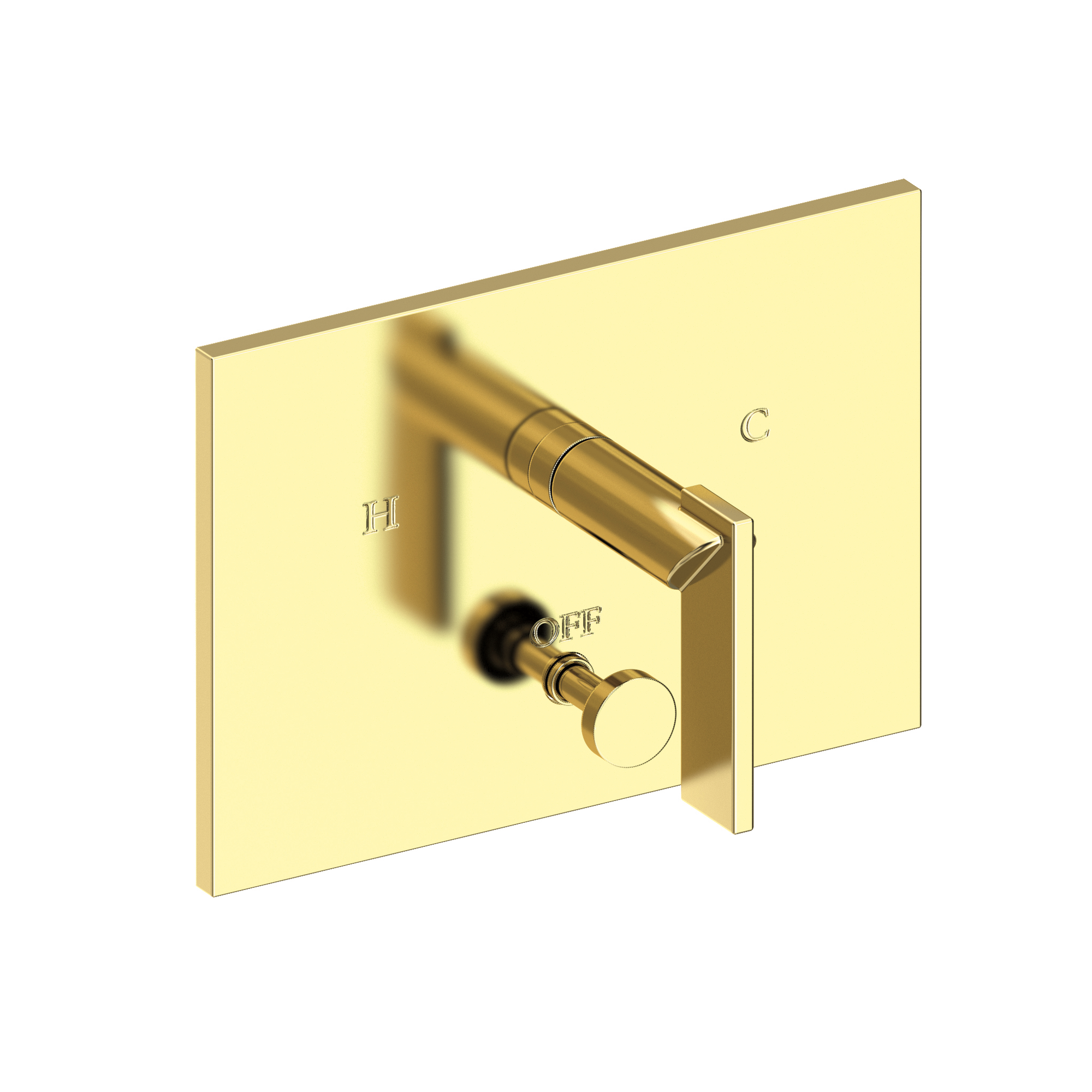 Newport Brass Metro® Balanced Pressure Tub & Shower Diverter Plate with Handle