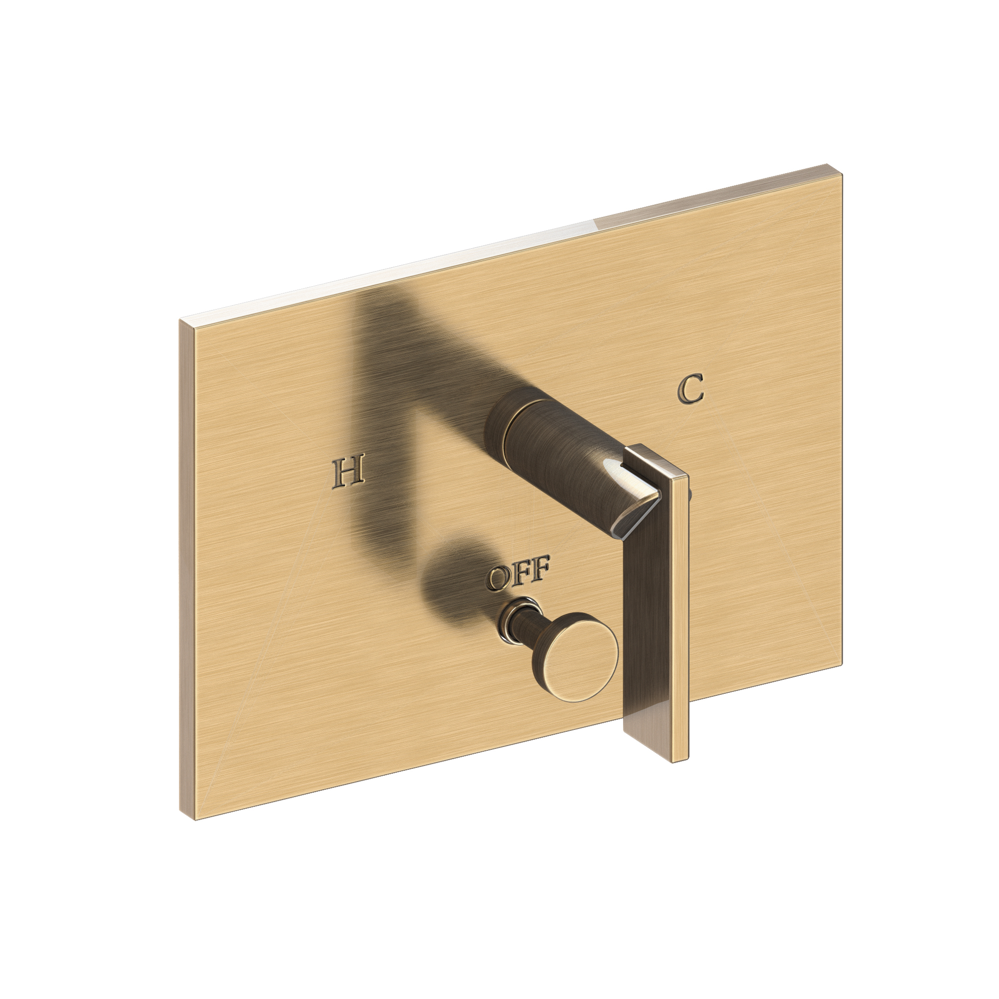 Newport Brass Metro® Balanced Pressure Tub & Shower Diverter Plate with Handle